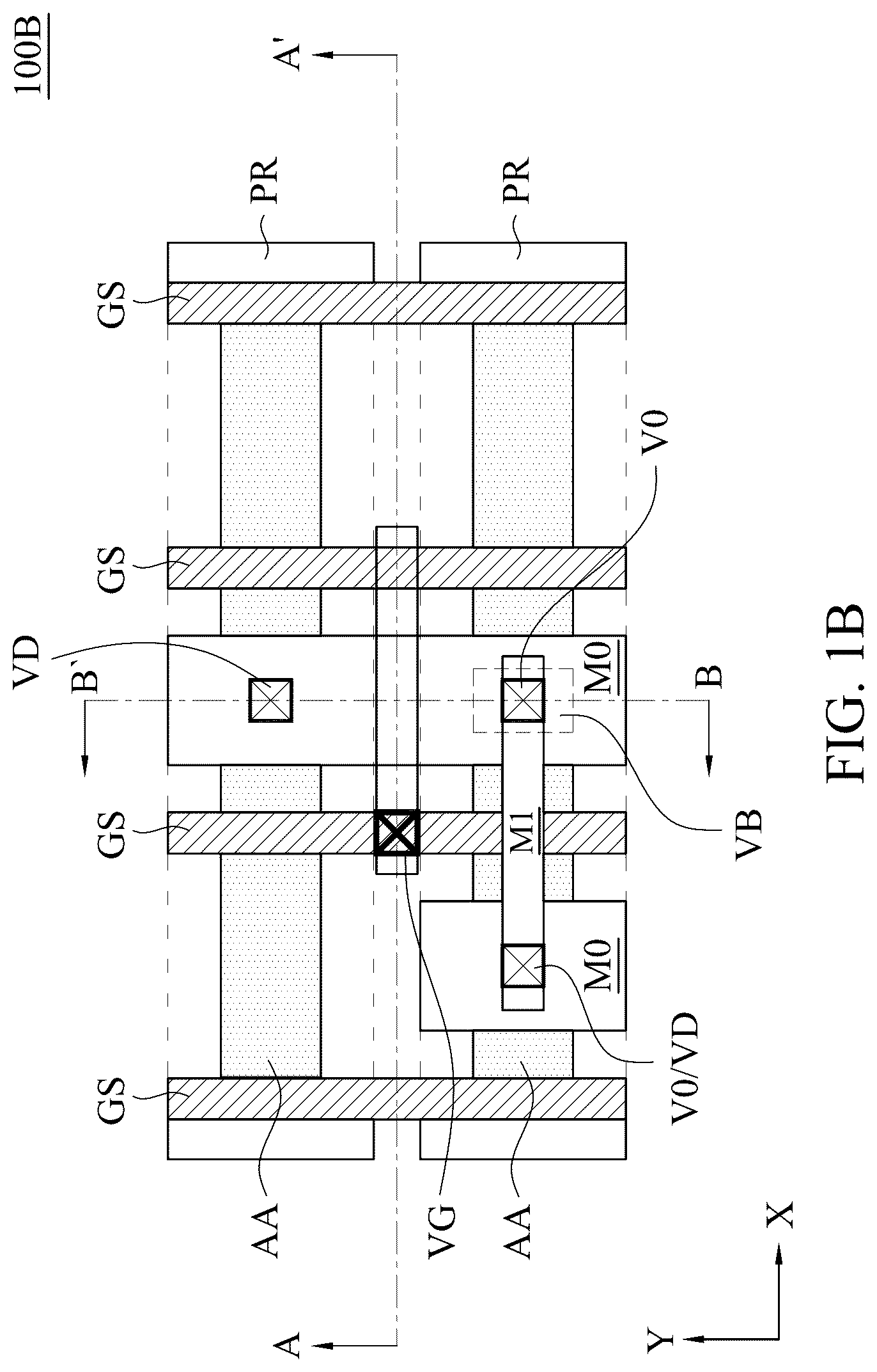 Patent US12417980 Figure 2 – First metal structure, layout, and method
