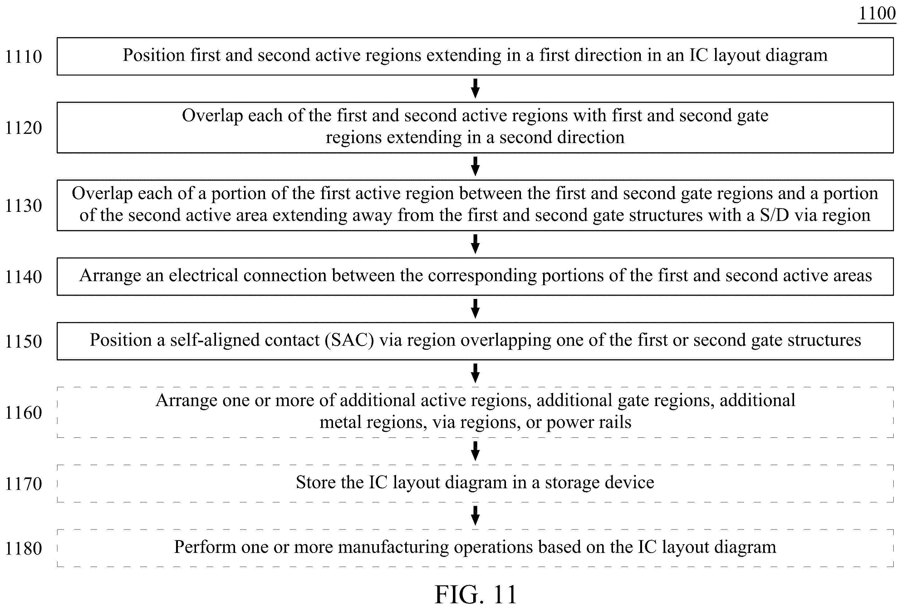 Patent US12417980 Figure 13 – First metal structure, layout, and method