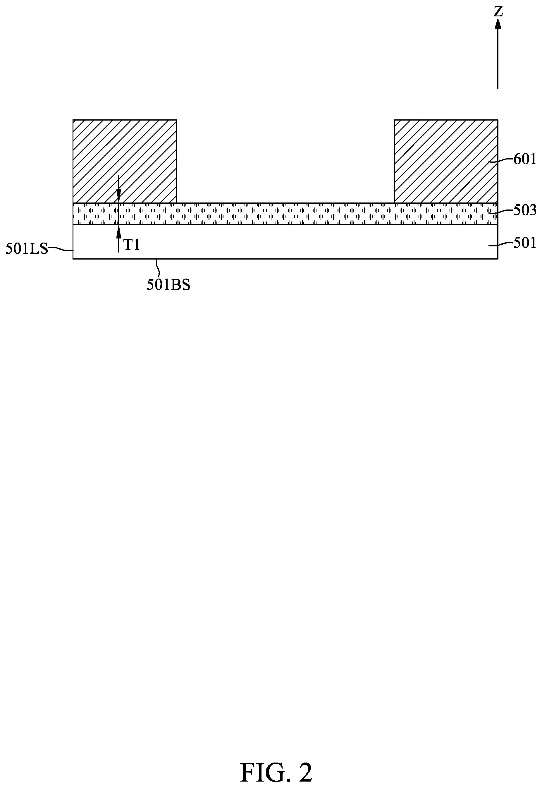 Patent US12417982 Figure 2 – Semiconductor device with contact structure