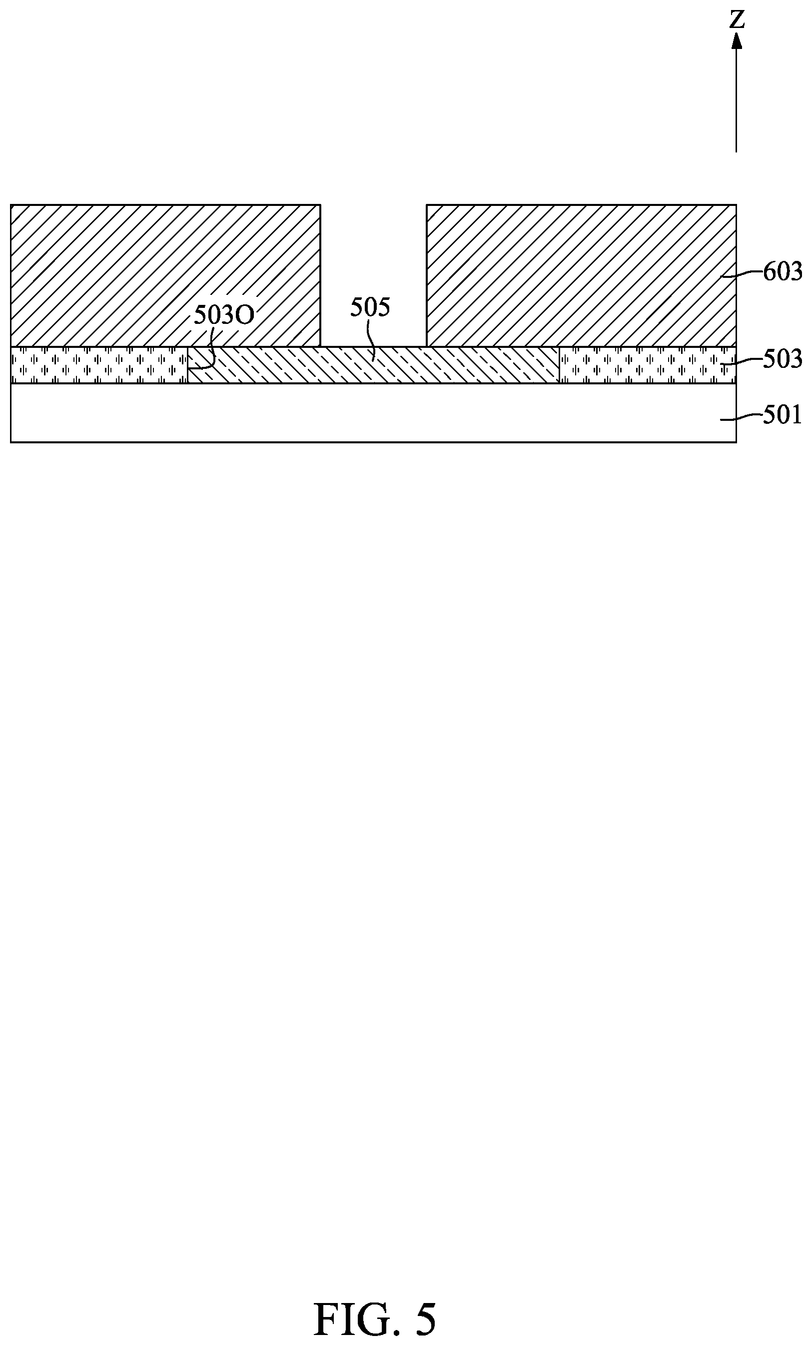 Patent US12417982 Figure 5 – Semiconductor device with contact structure