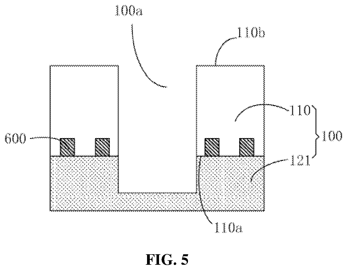 Patent US12417984 Figure 5 – Semiconductor structure with an air gap, method for forming same, and stacked structure