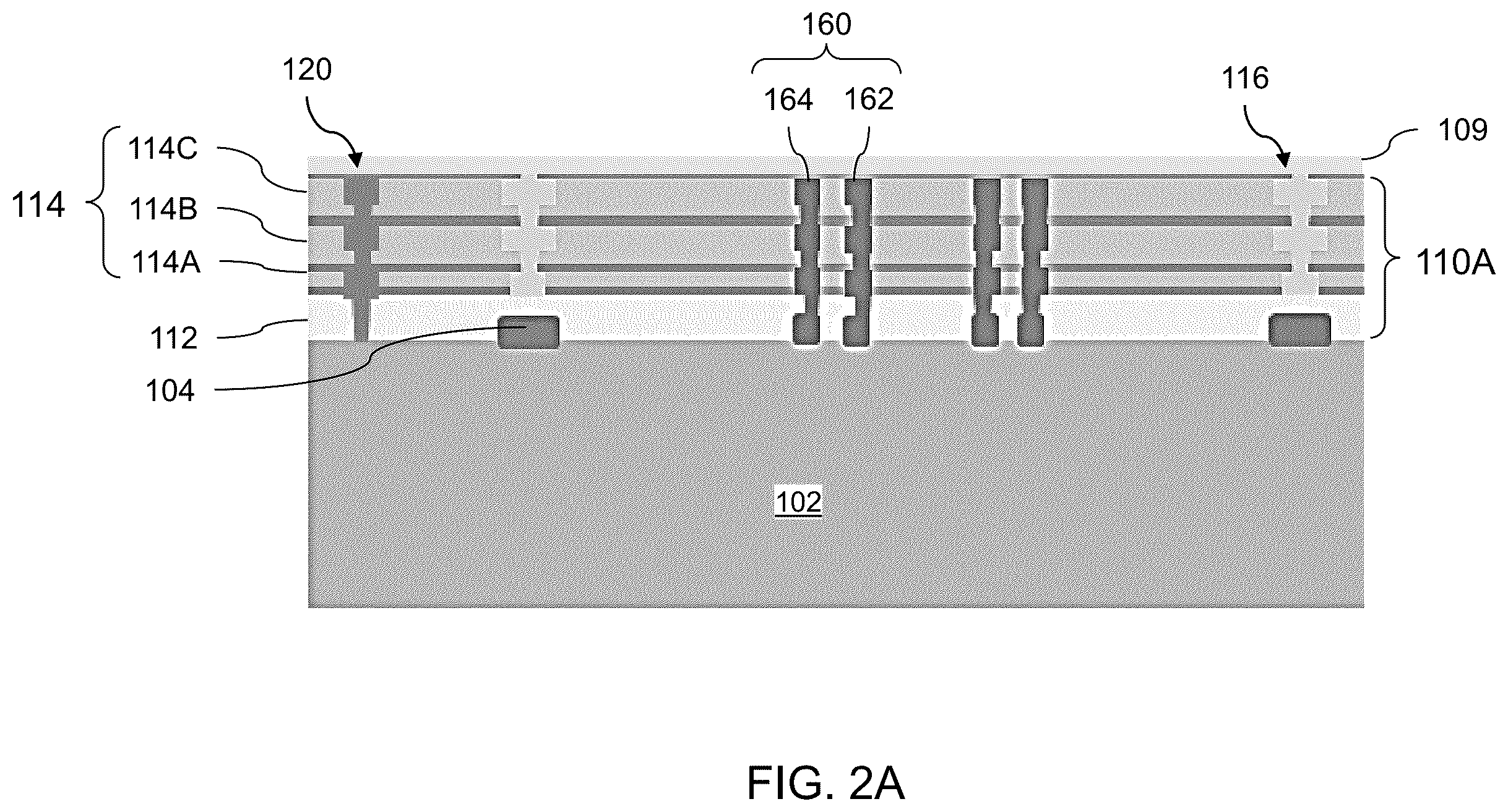 Patent US12417987 Figure 2 – Semiconductor die including guard ring structure and three-dimensional device structure including the same