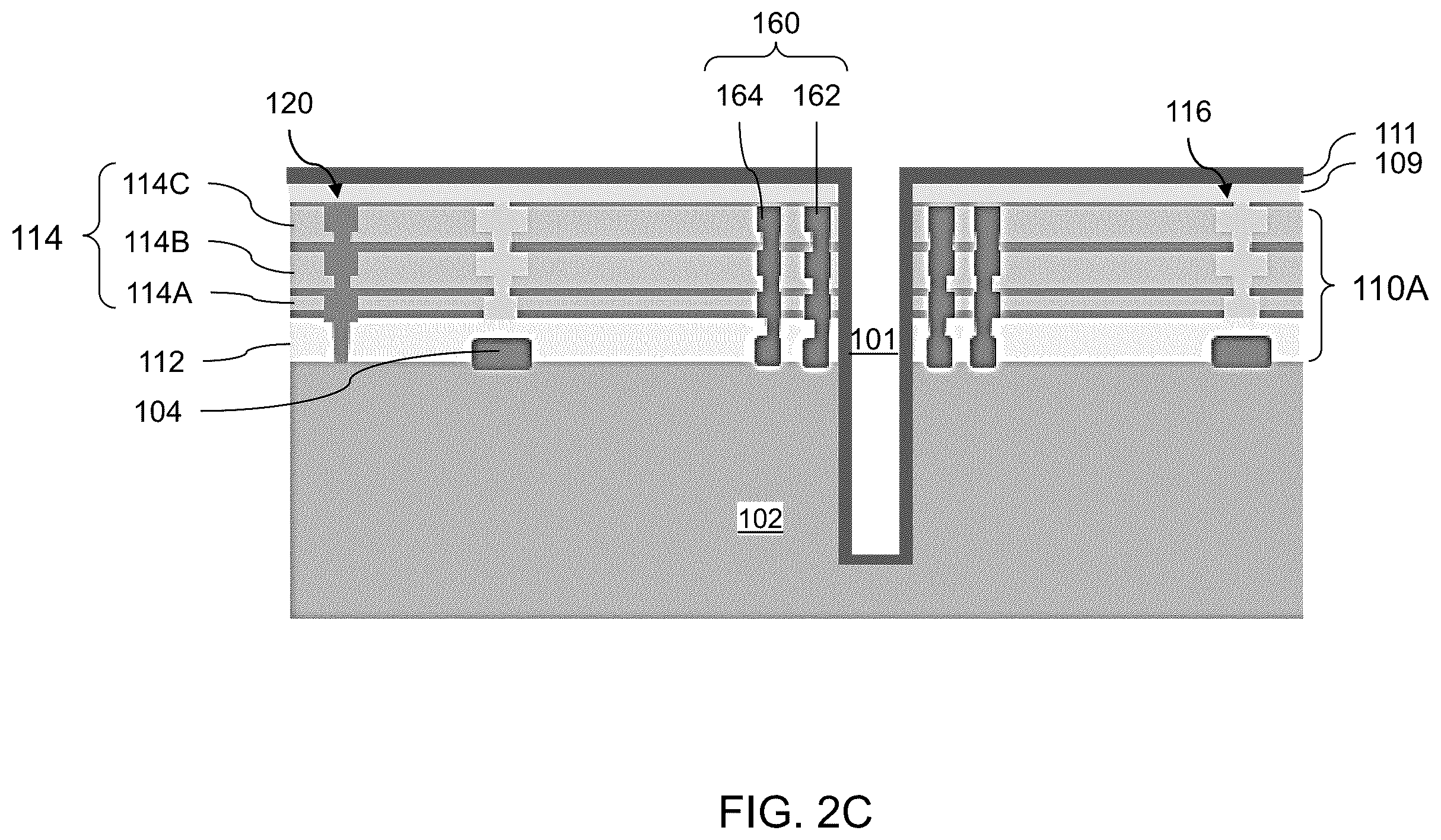 Patent US12417987 Figure 4 – Semiconductor die including guard ring structure and three-dimensional device structure including the same