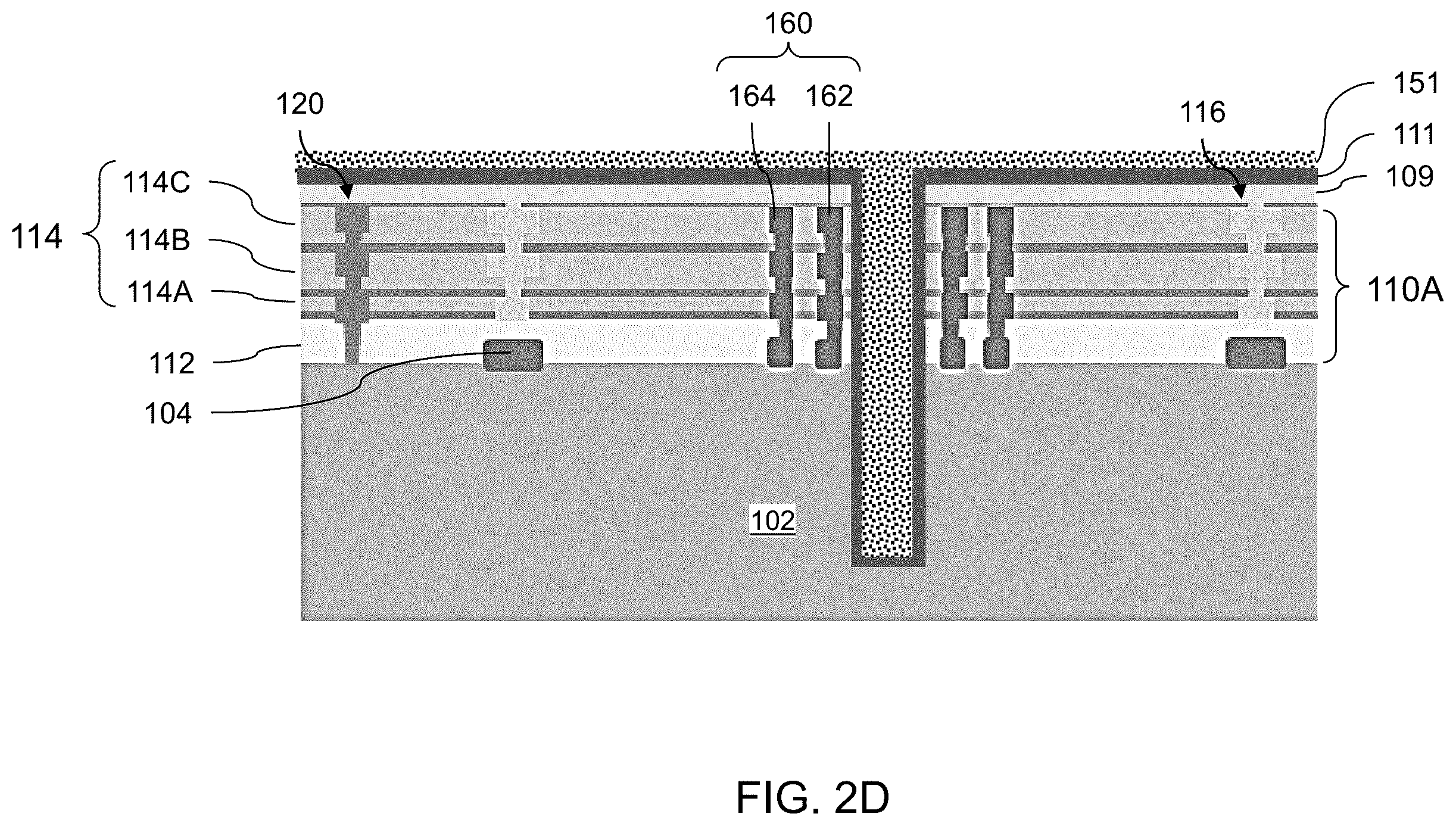 Patent US12417987 Figure 5 – Semiconductor die including guard ring structure and three-dimensional device structure including the same