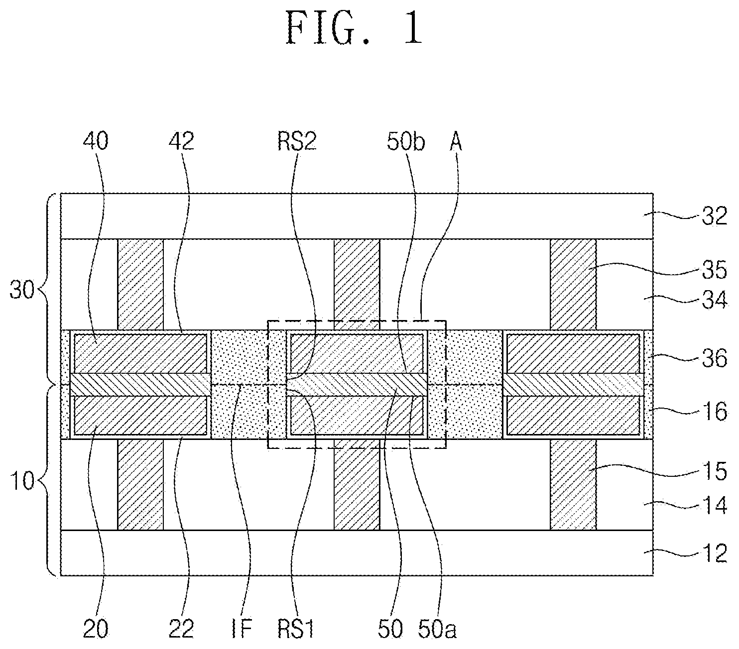 Patent US12417990 — Semiconductor device and method of fabricating the same — Figure 1
