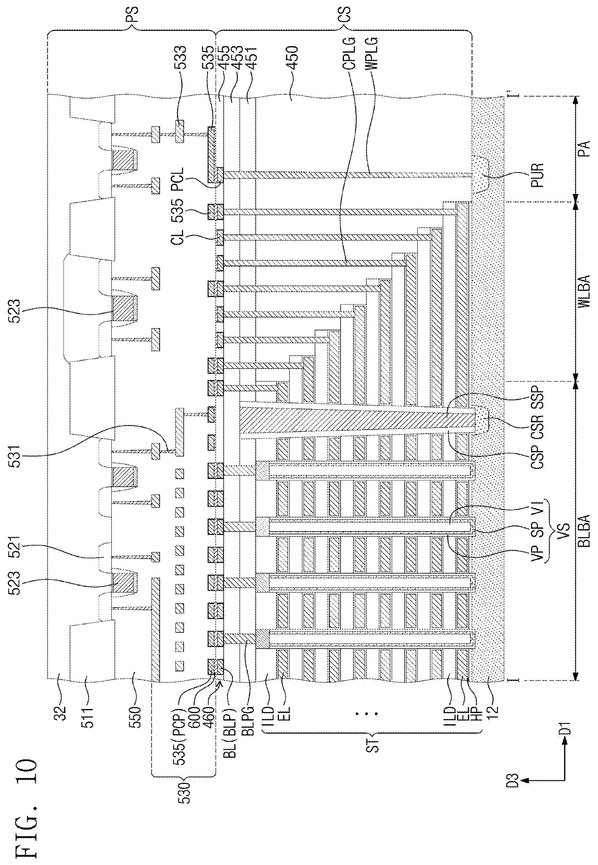 Patent US12417990 Figure 7 – Semiconductor device and method of fabricating the same