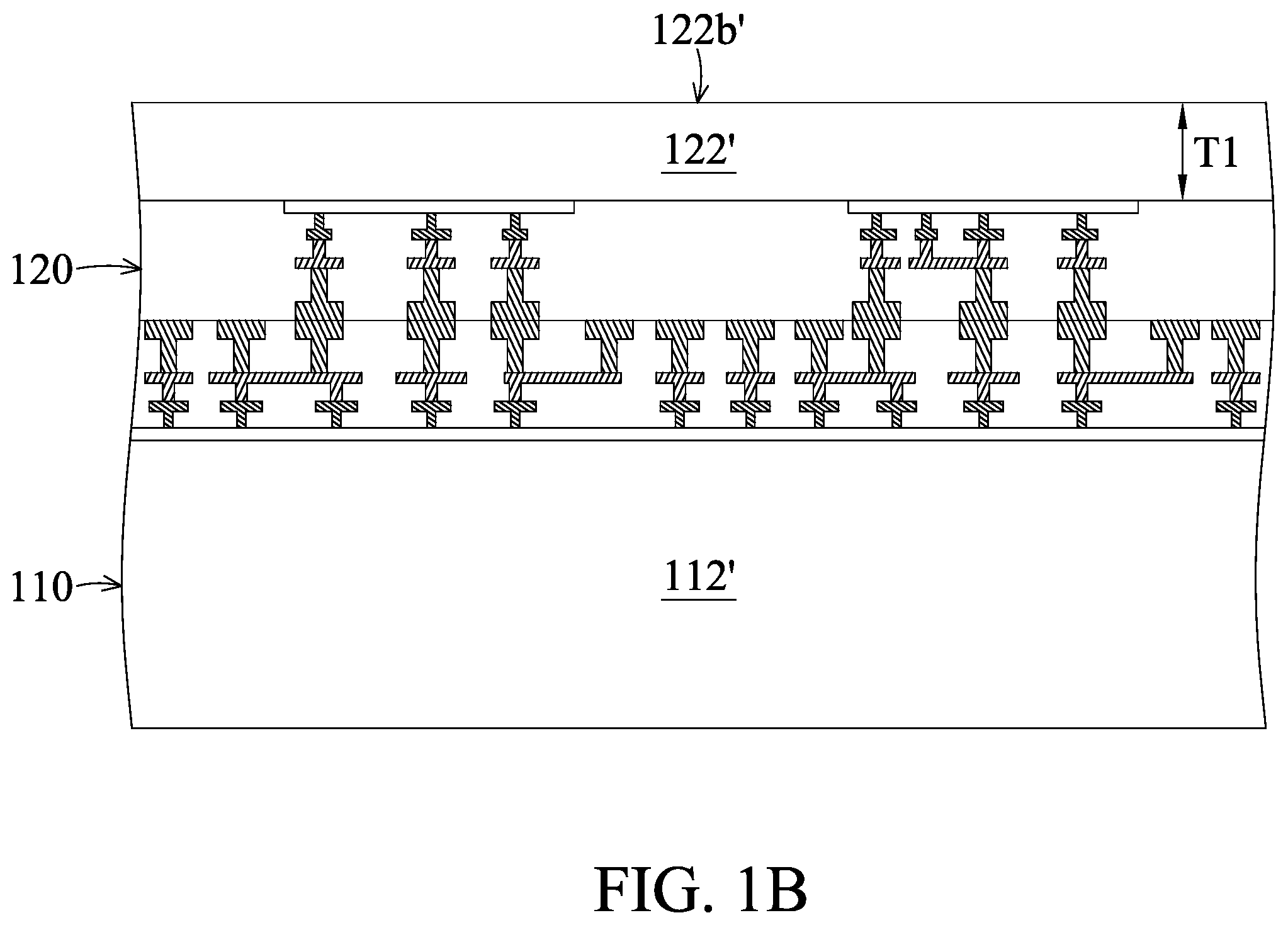 Patent US12417991 Figure 2 – Chip stack structure with conductive plug and method for forming the same