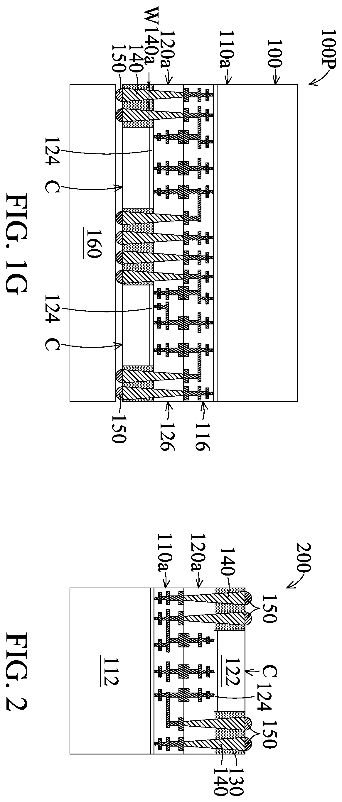 Patent US12417991 Figure 7 – Chip stack structure with conductive plug and method for forming the same