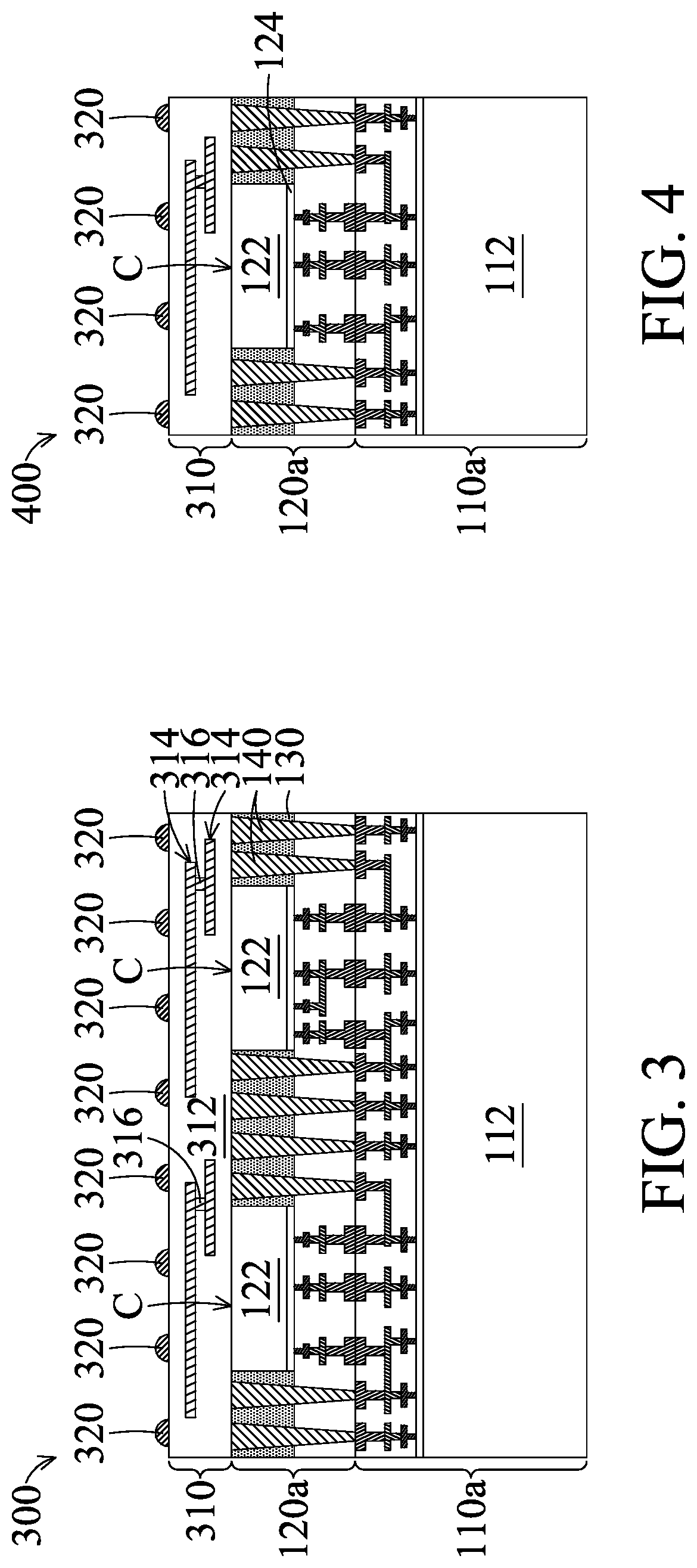 Patent US12417991 Figure 8 – Chip stack structure with conductive plug and method for forming the same