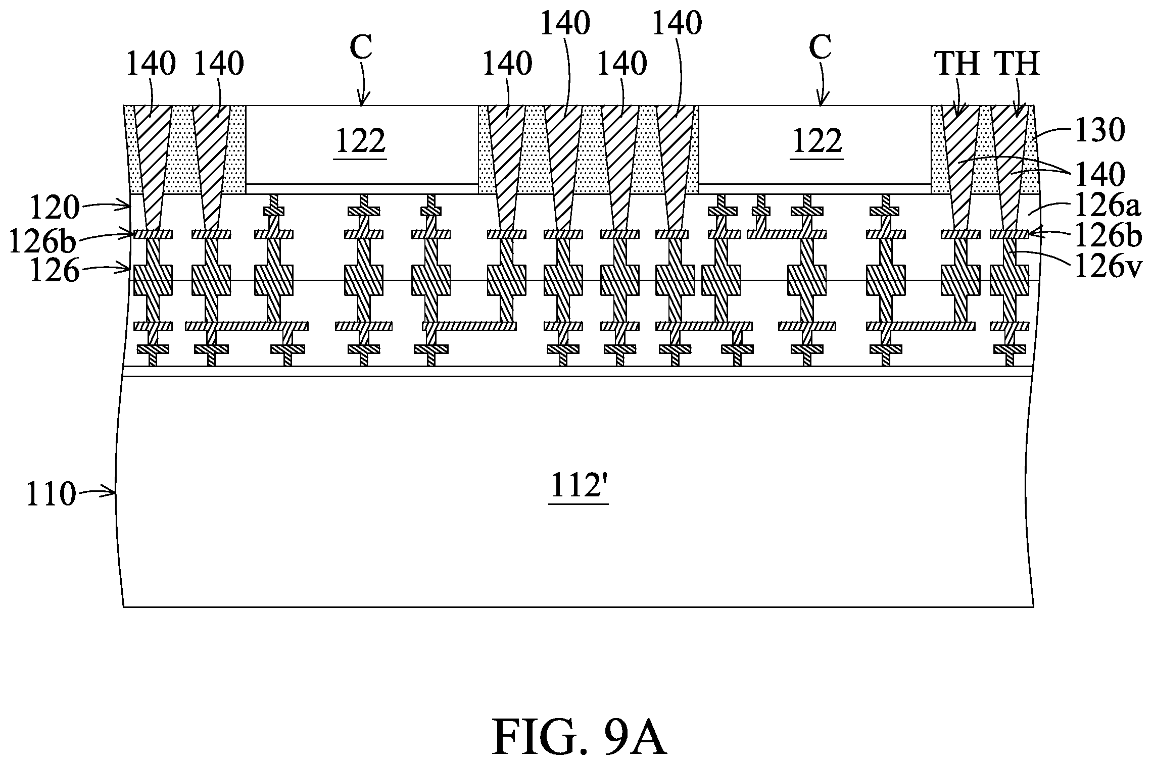 Patent US12417991 Figure 13 – Chip stack structure with conductive plug and method for forming the same