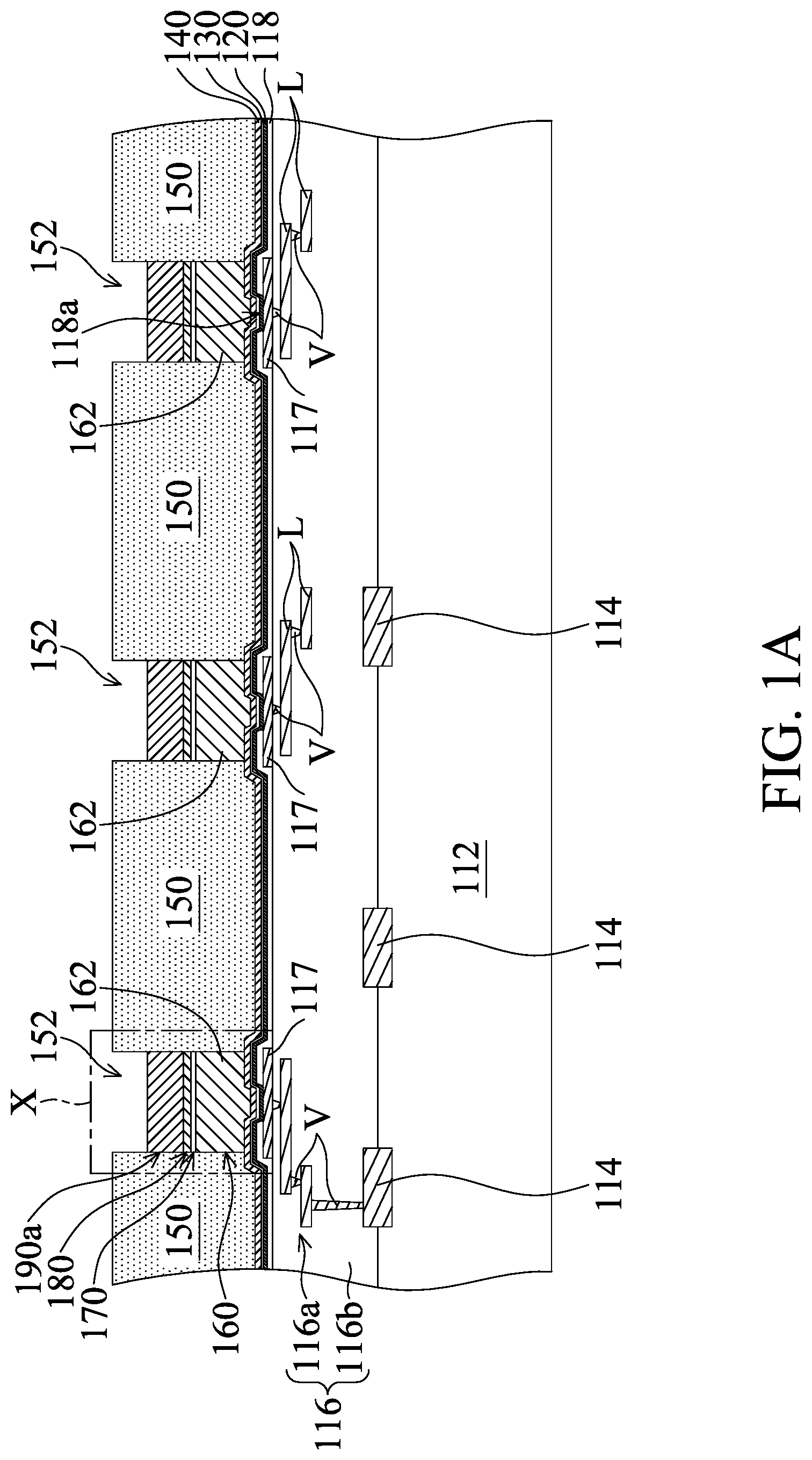 Patent US12417993 Figure 1 – Chip structure