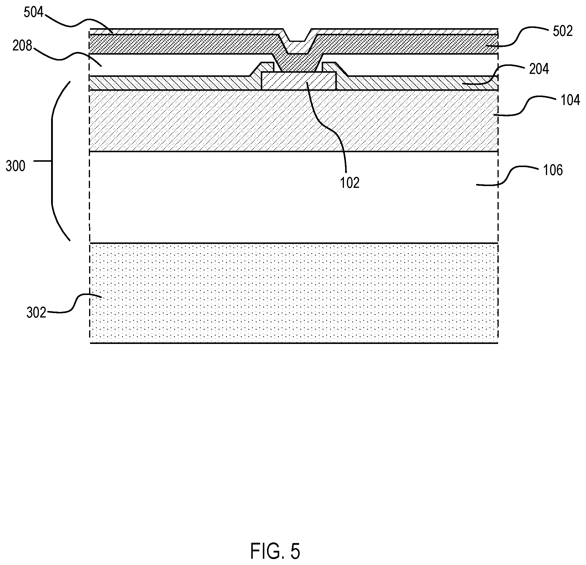Patent US12417994 Figure 5 – Semiconductor chip having stepped conductive pillars