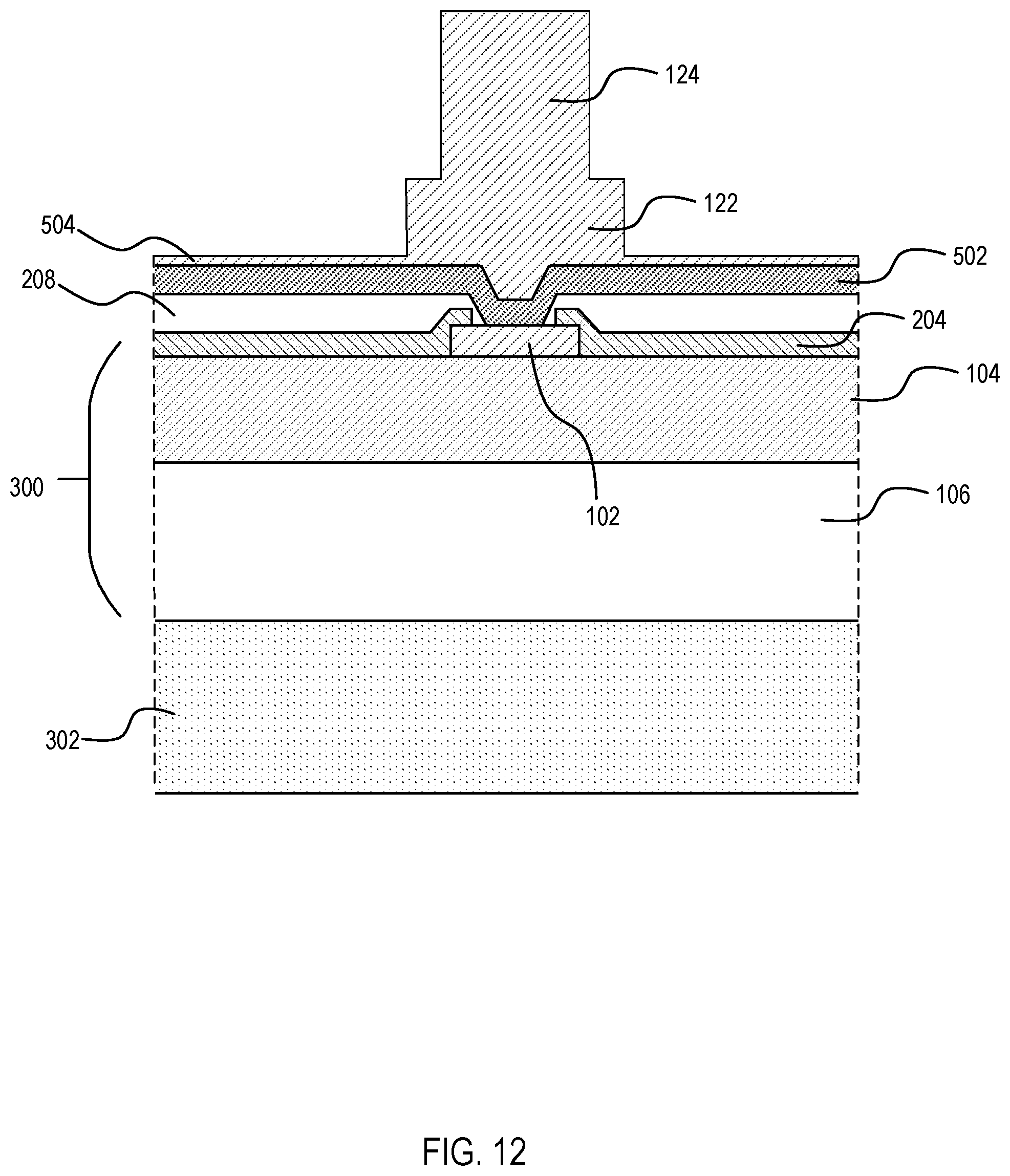 Patent US12417994 Figure 12 – Semiconductor chip having stepped conductive pillars