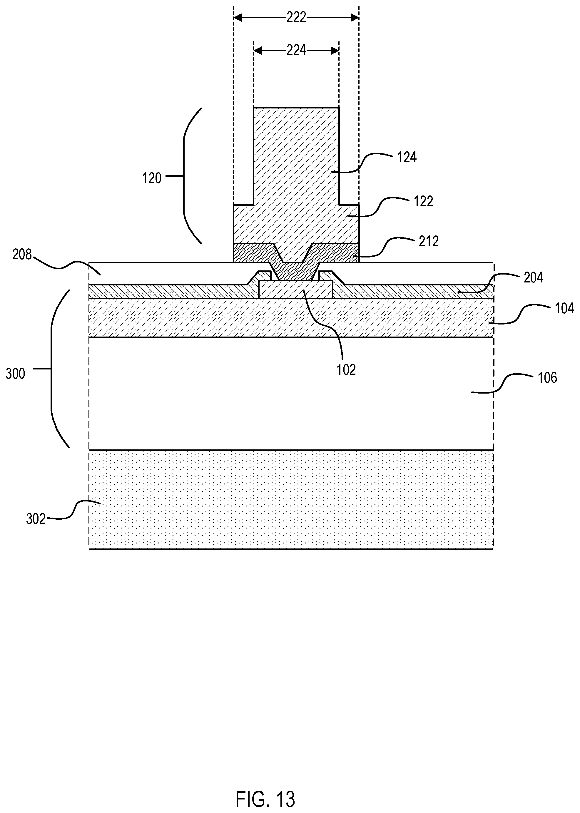 Patent US12417994 Figure 13 – Semiconductor chip having stepped conductive pillars