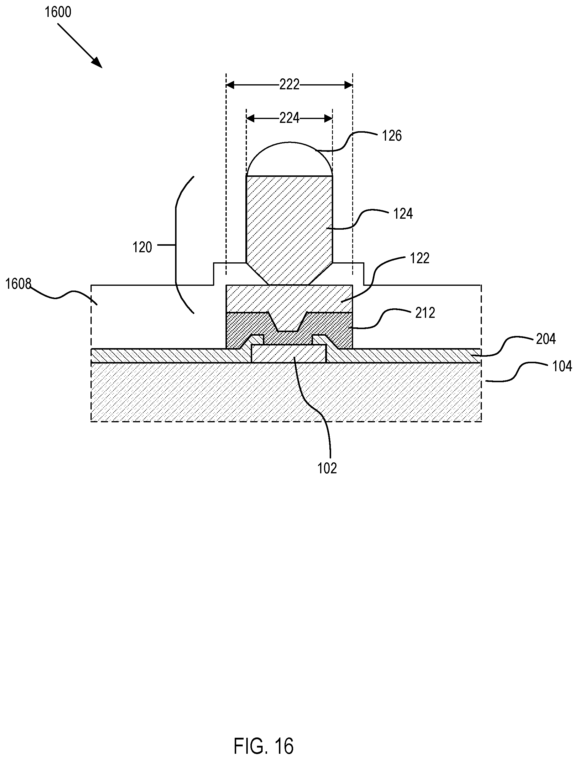 Patent US12417994 Figure 16 – Semiconductor chip having stepped conductive pillars