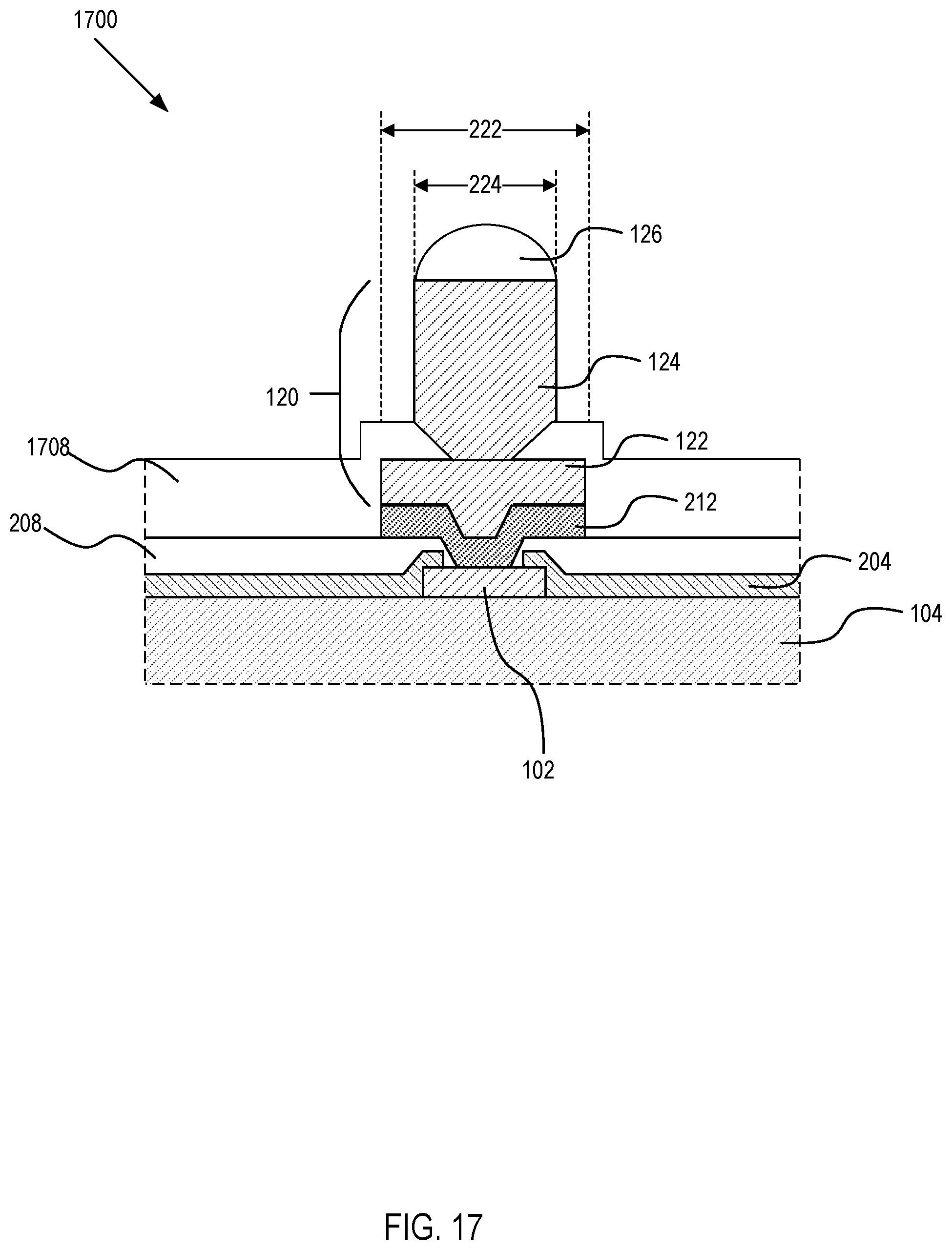 Patent US12417994 Figure 17 – Semiconductor chip having stepped conductive pillars