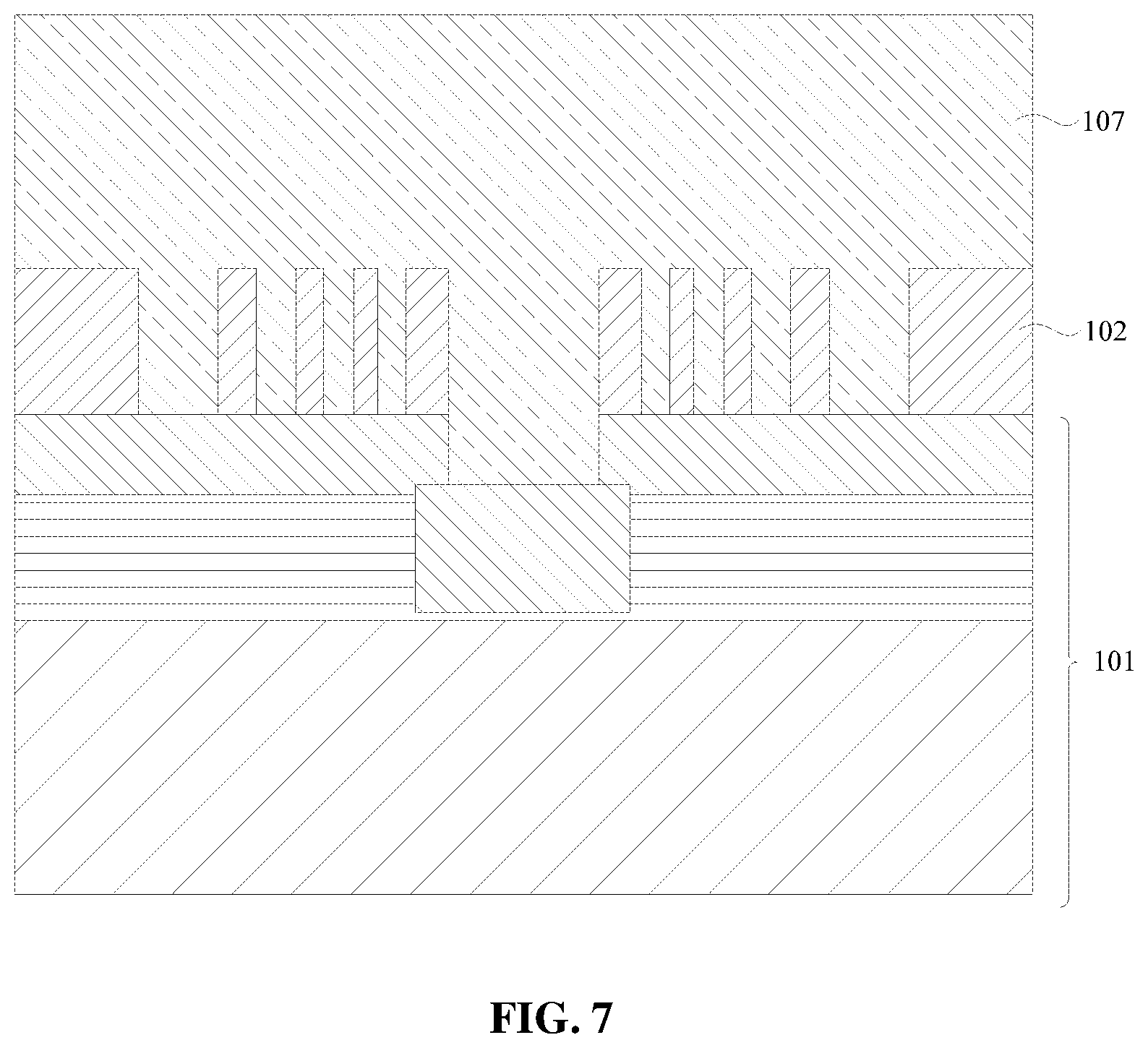 Patent US12417995 Figure 6 – Chip packaging structure and method for preparing the same, and method for packaging semiconductor structure