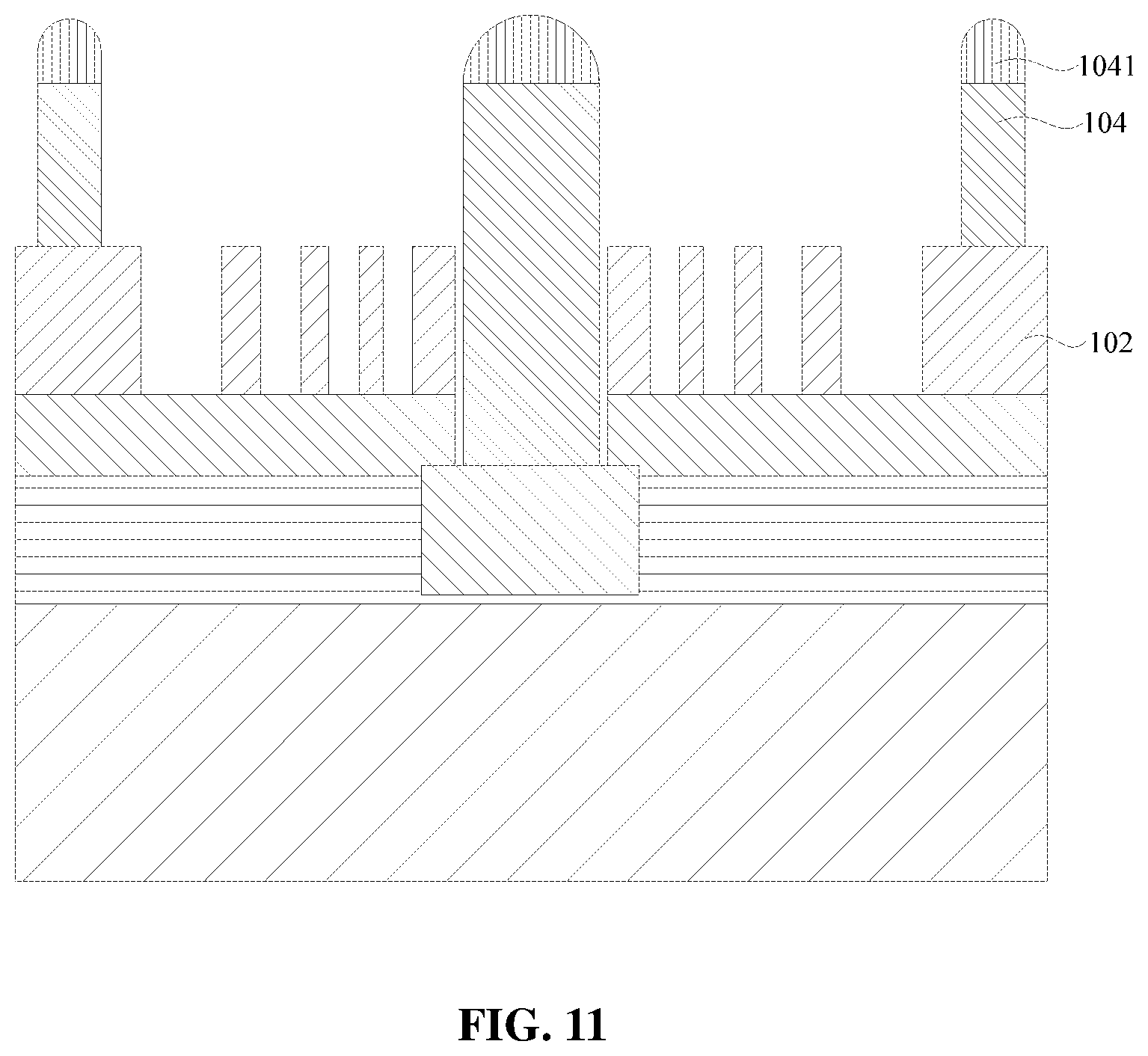 Patent US12417995 Figure 10 – Chip packaging structure and method for preparing the same, and method for packaging semiconductor structure