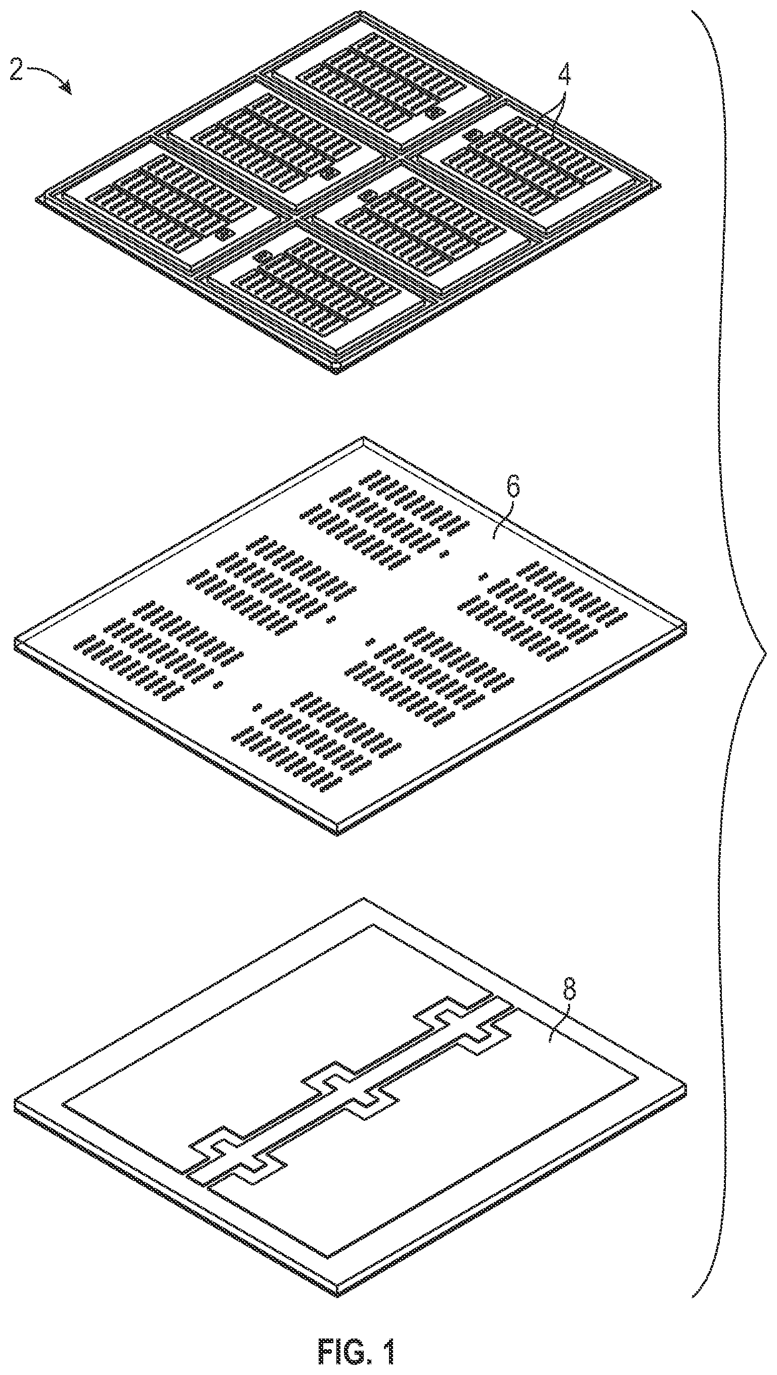 Patent US12417999 — Semiconductor packages using package in package systems and related methods — Figure 1