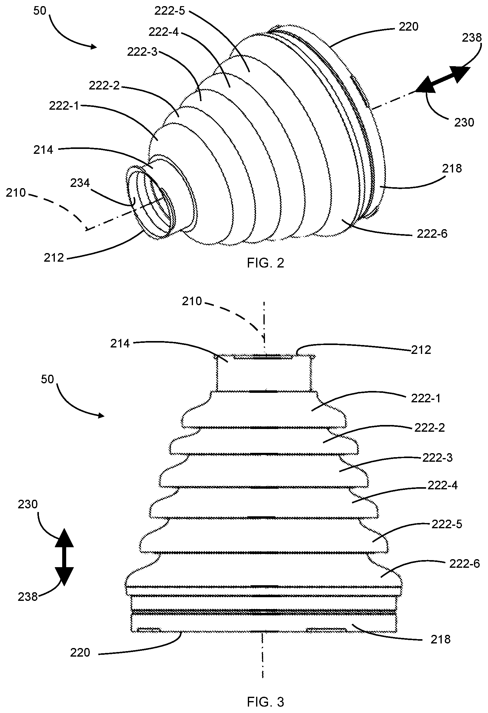 Patent US12422000 Figure 2 – Rigid-elastic boot for shaft joint