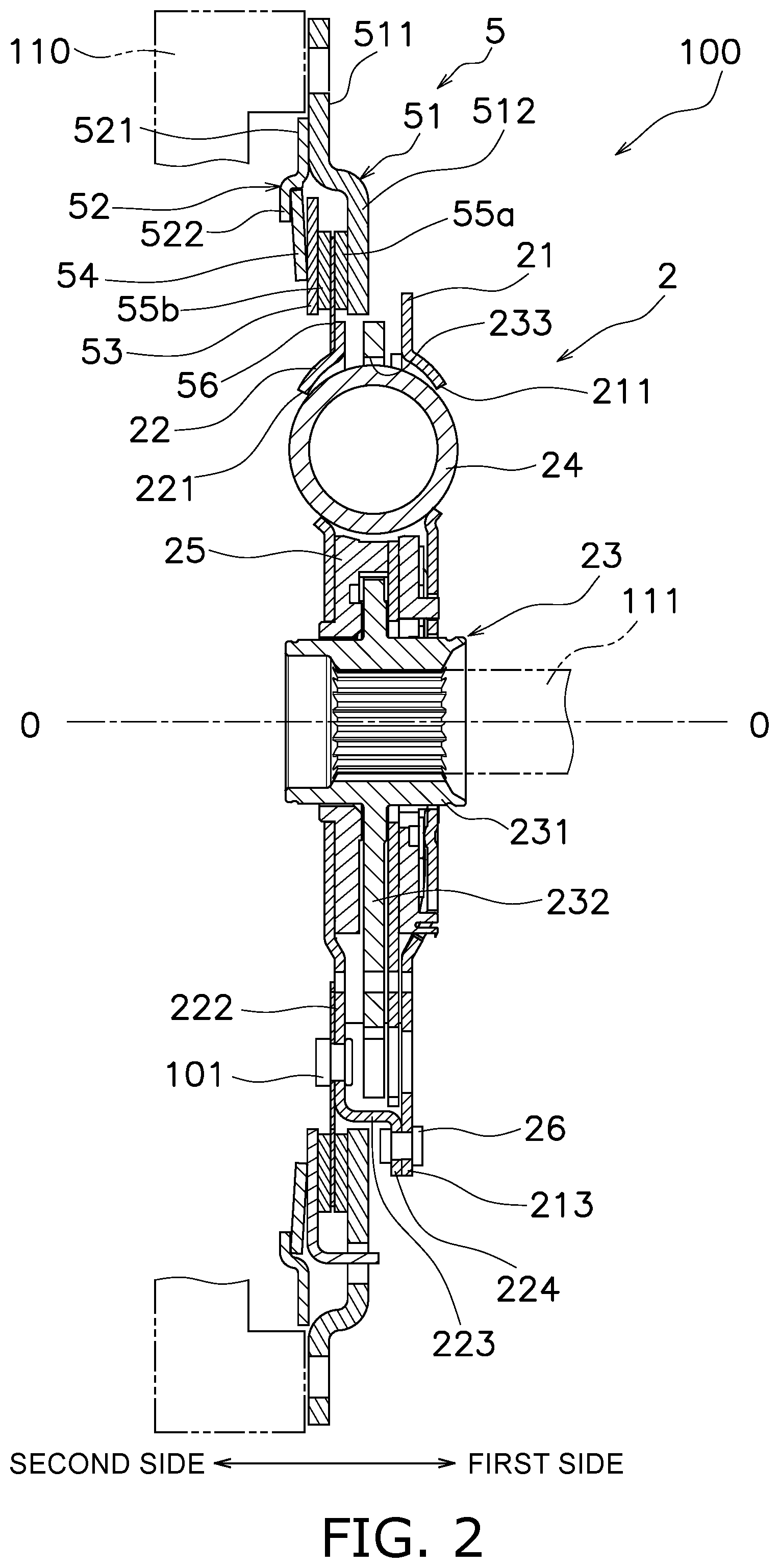 Patent US12422002 Figure 2 – Damper device