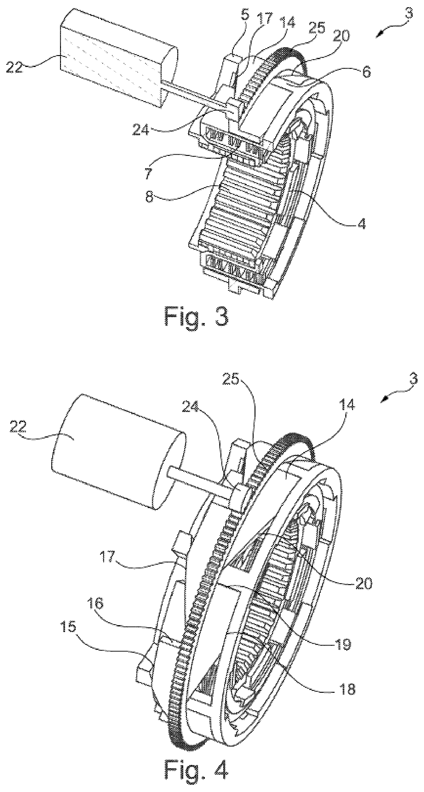 Patent US12422003 Figure 2 – Coupling device with actuating device