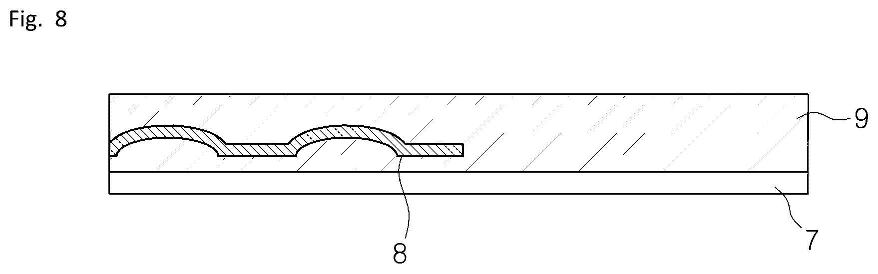 Patent US12422006 Figure 8 – Brake pad assembly for a disk brake system and disk brake system