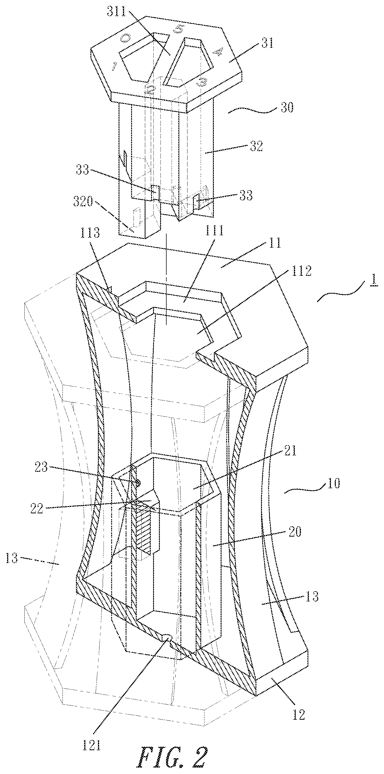 Patent US12422012 Figure 2 – Shock-absorbing buffer pad