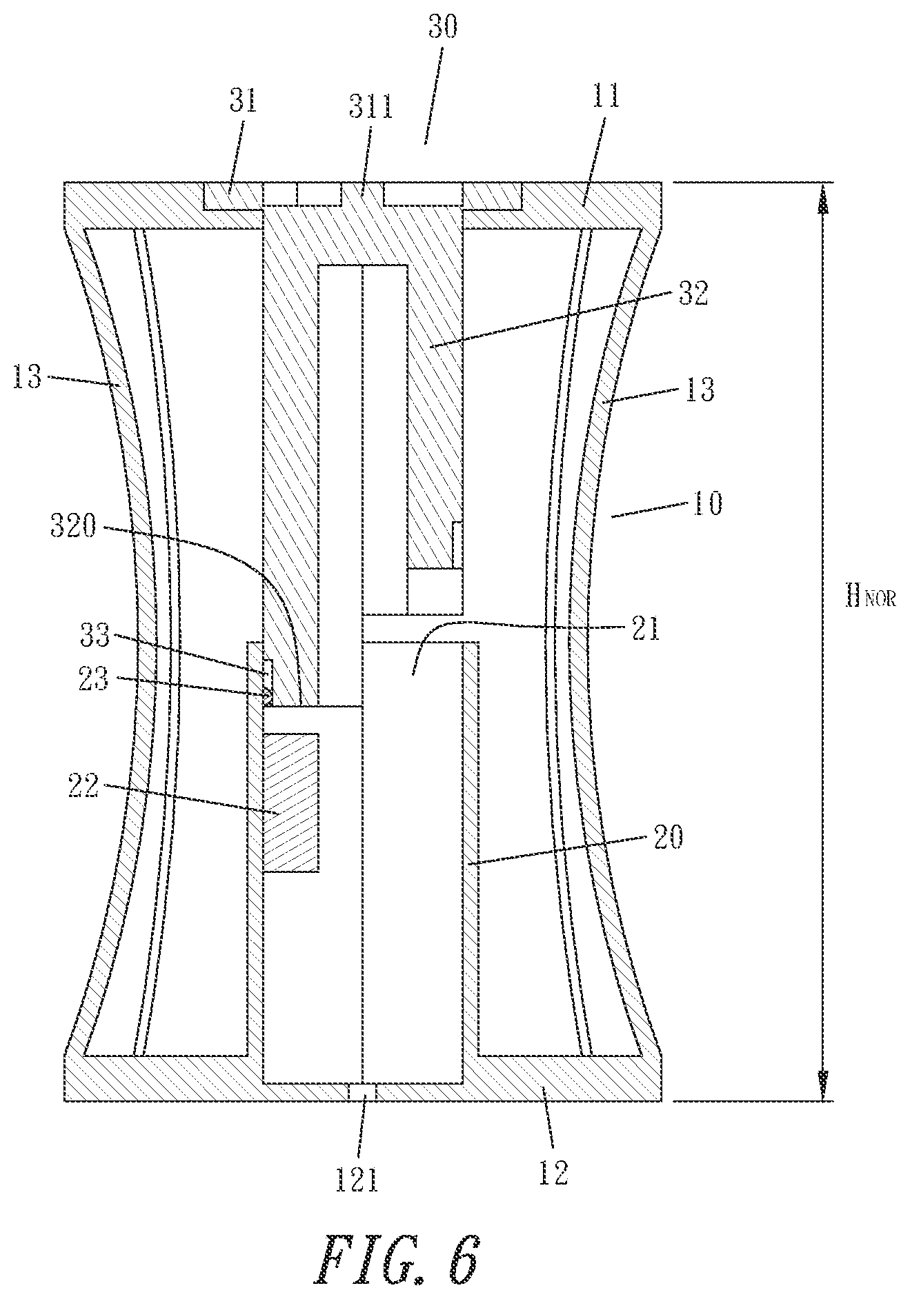 Patent US12422012 Figure 6 – Shock-absorbing buffer pad