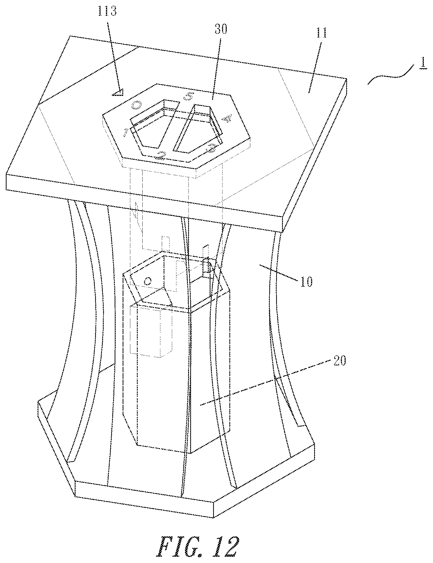 Patent US12422012 Figure 11 – Shock-absorbing buffer pad