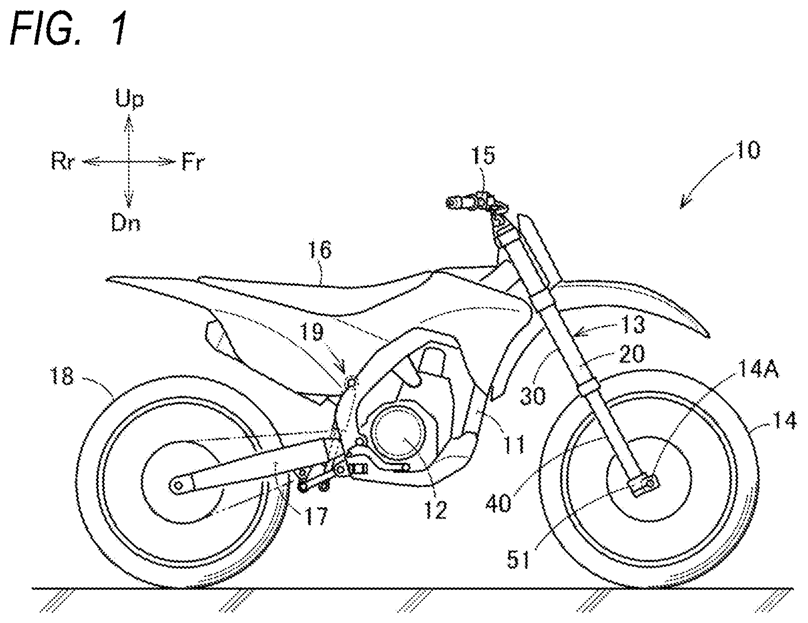 Patent US12422013 Figure 1 – Shock absorber