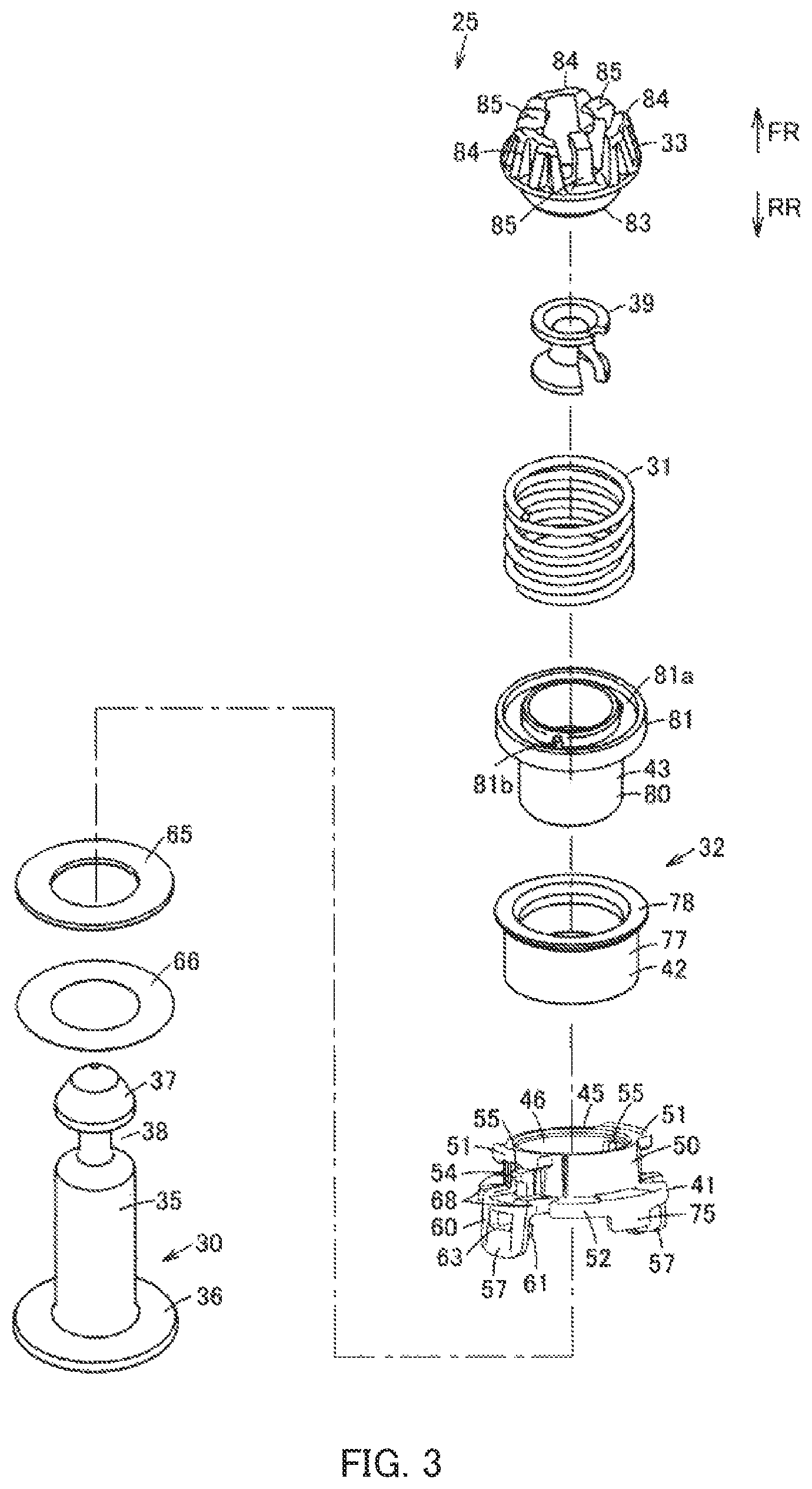Patent US12422018 Figure 3 – Vibration suppression apparatus