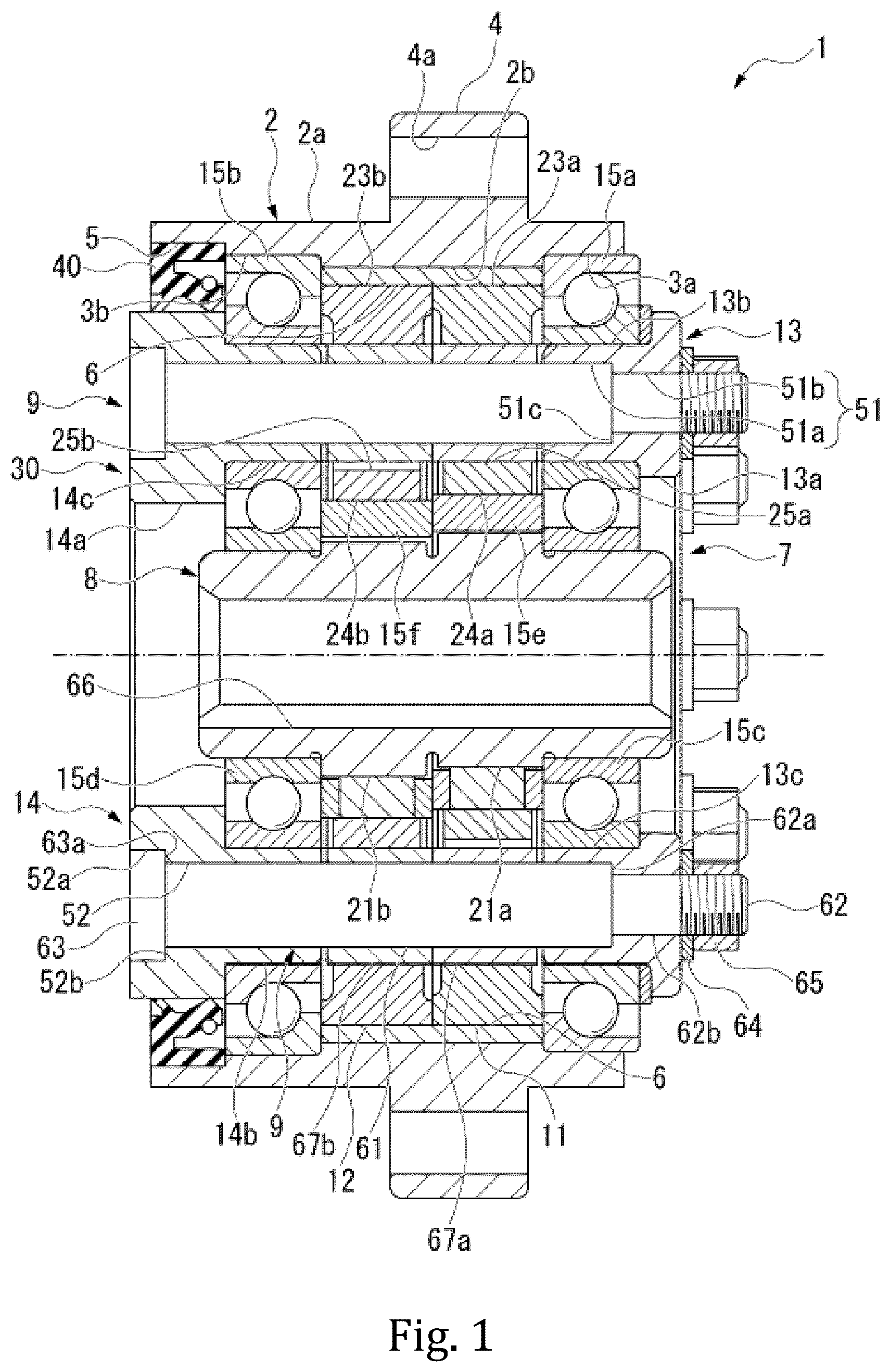 Patent US12422021 Figure 1 – Power transmission pin for speed changer, speed changer and method of manufacturing power transmission pin for speed changer