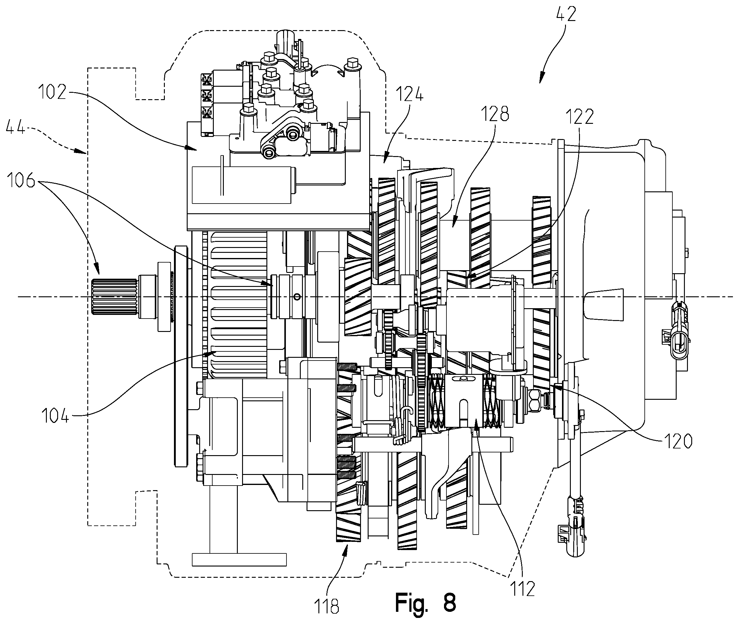 Patent US12422022 Figure 8 – Automated sequential transmissions