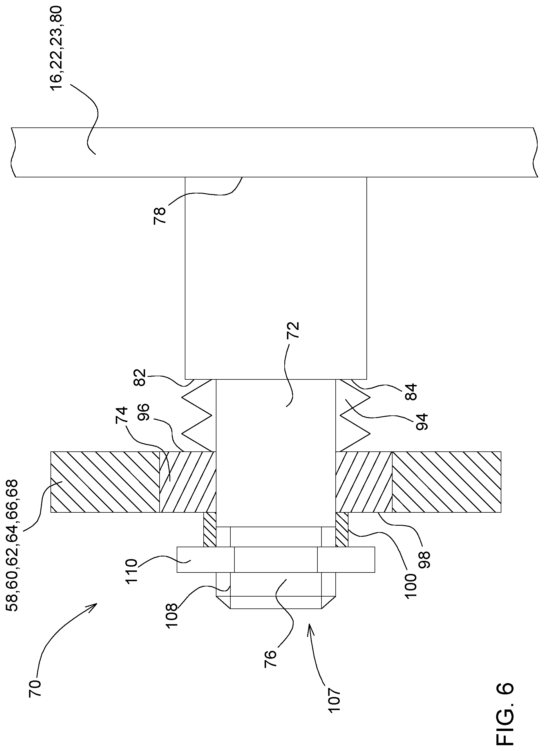 Patent US12422023 Figure 6 – Device for adjusting a sprocket of a chain drive