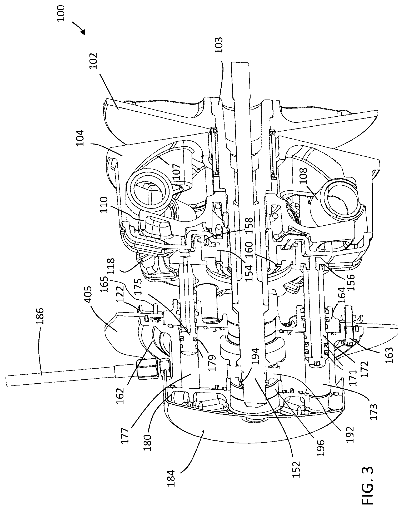 Patent US12422024 Figure 3 – Continuously variable transmission clutch with movable sheave actuator