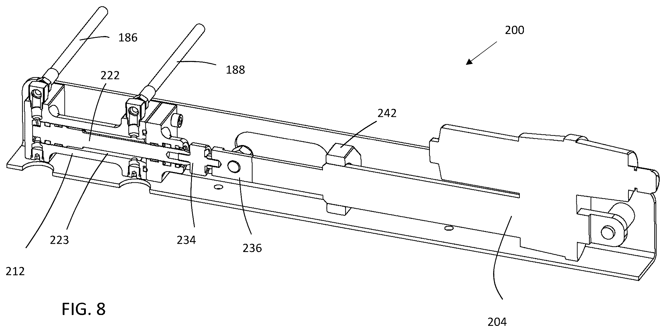 Patent US12422024 Figure 8 – Continuously variable transmission clutch with movable sheave actuator