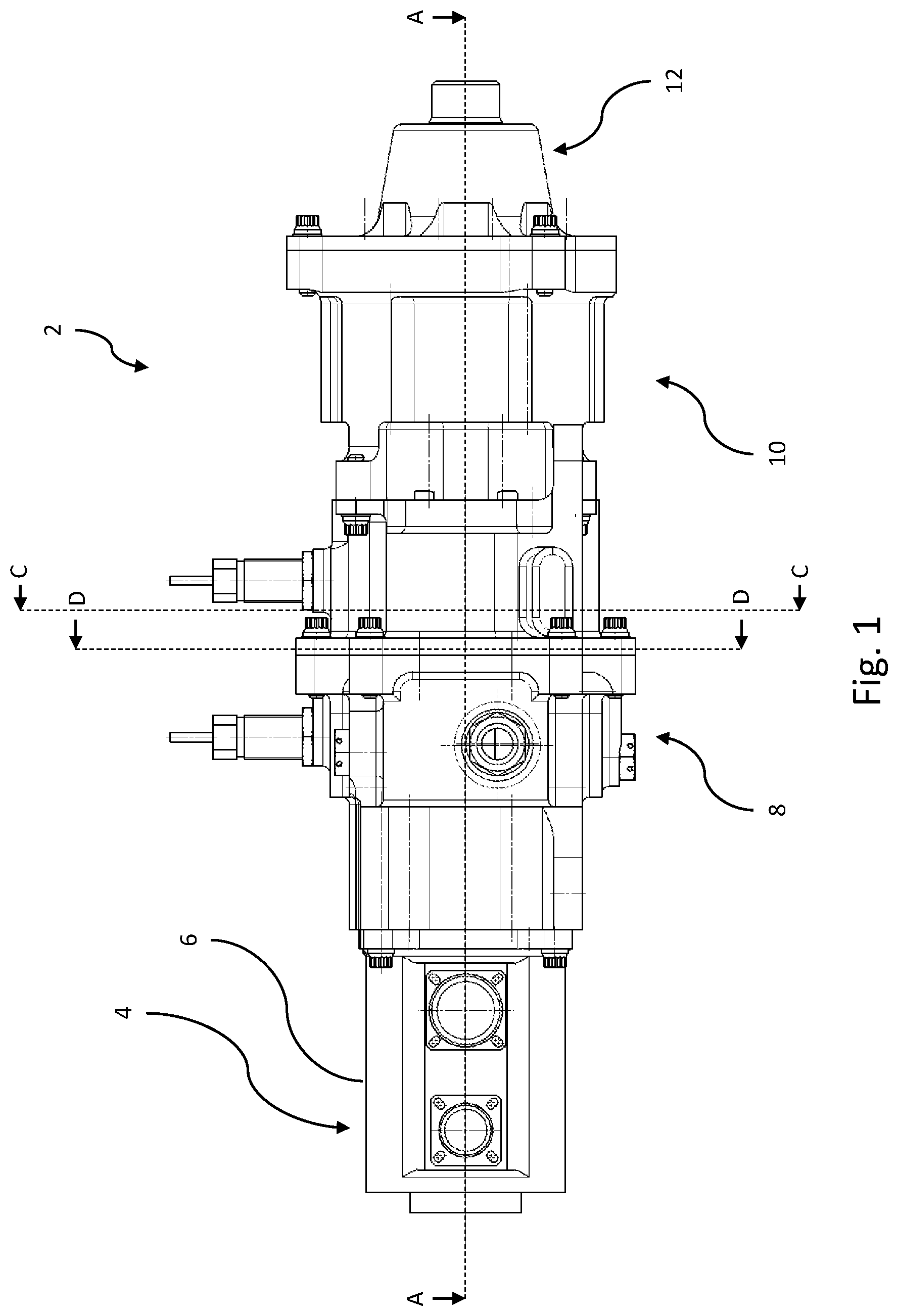 Patent US12422025 Figure 1 – Dual motor drive system for actuator