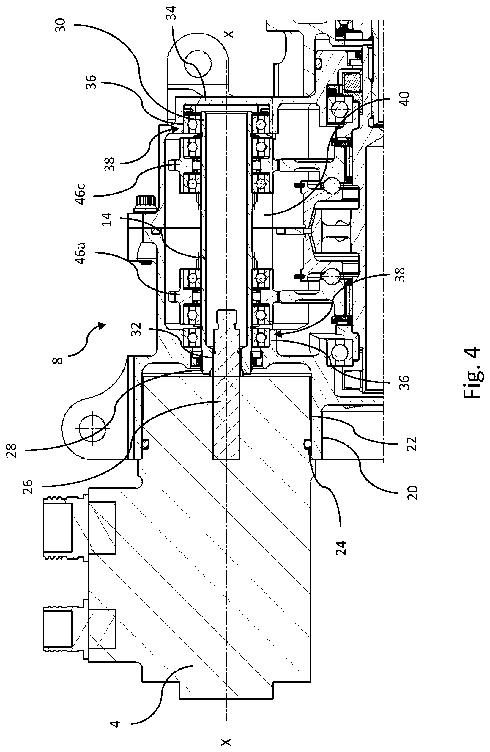 Patent US12422025 Figure 4 – Dual motor drive system for actuator