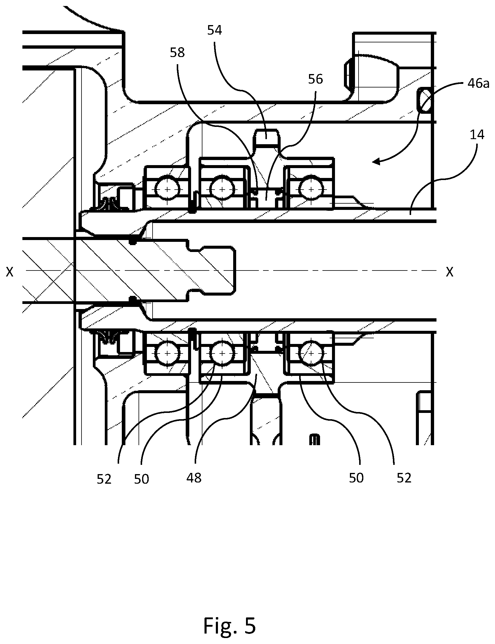 Patent US12422025 Figure 5 – Dual motor drive system for actuator