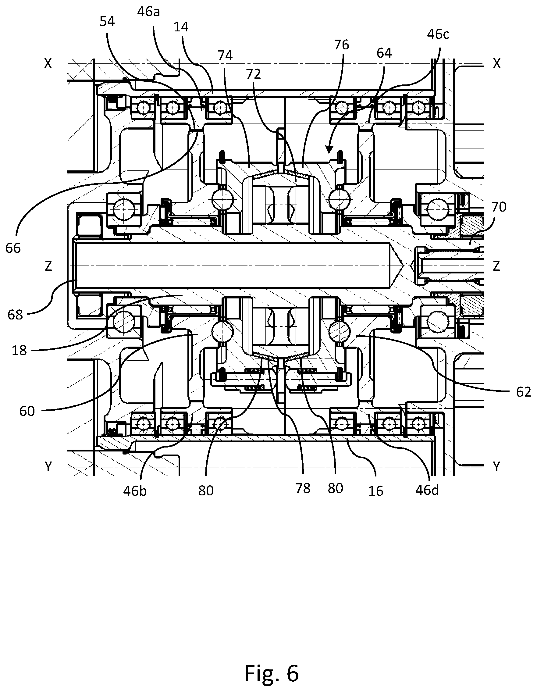 Patent US12422025 Figure 6 – Dual motor drive system for actuator