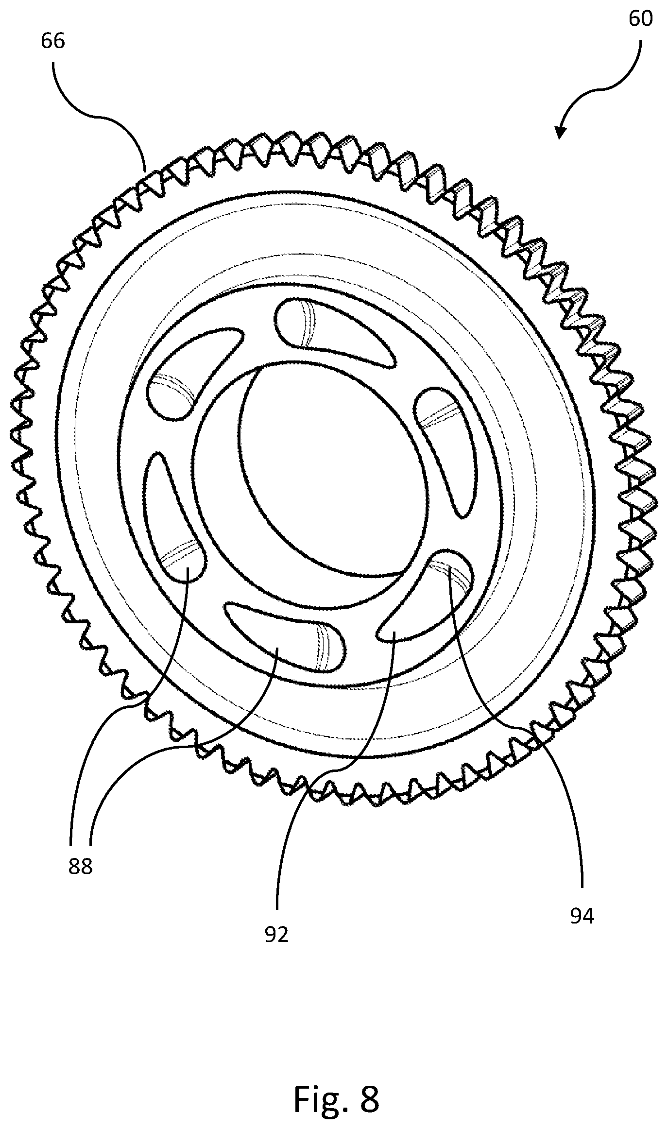 Patent US12422025 Figure 8 – Dual motor drive system for actuator