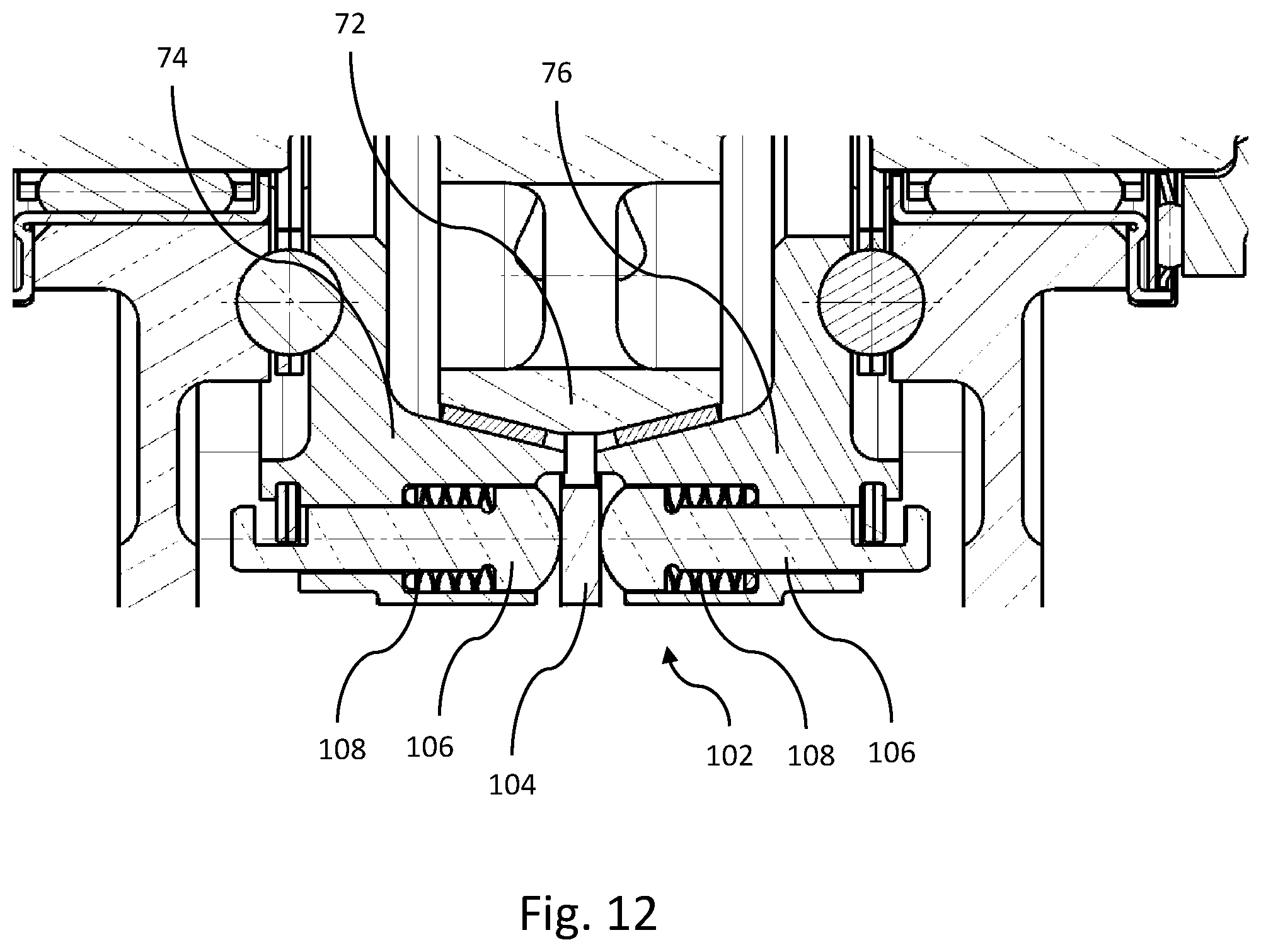 Patent US12422025 Figure 12 – Dual motor drive system for actuator