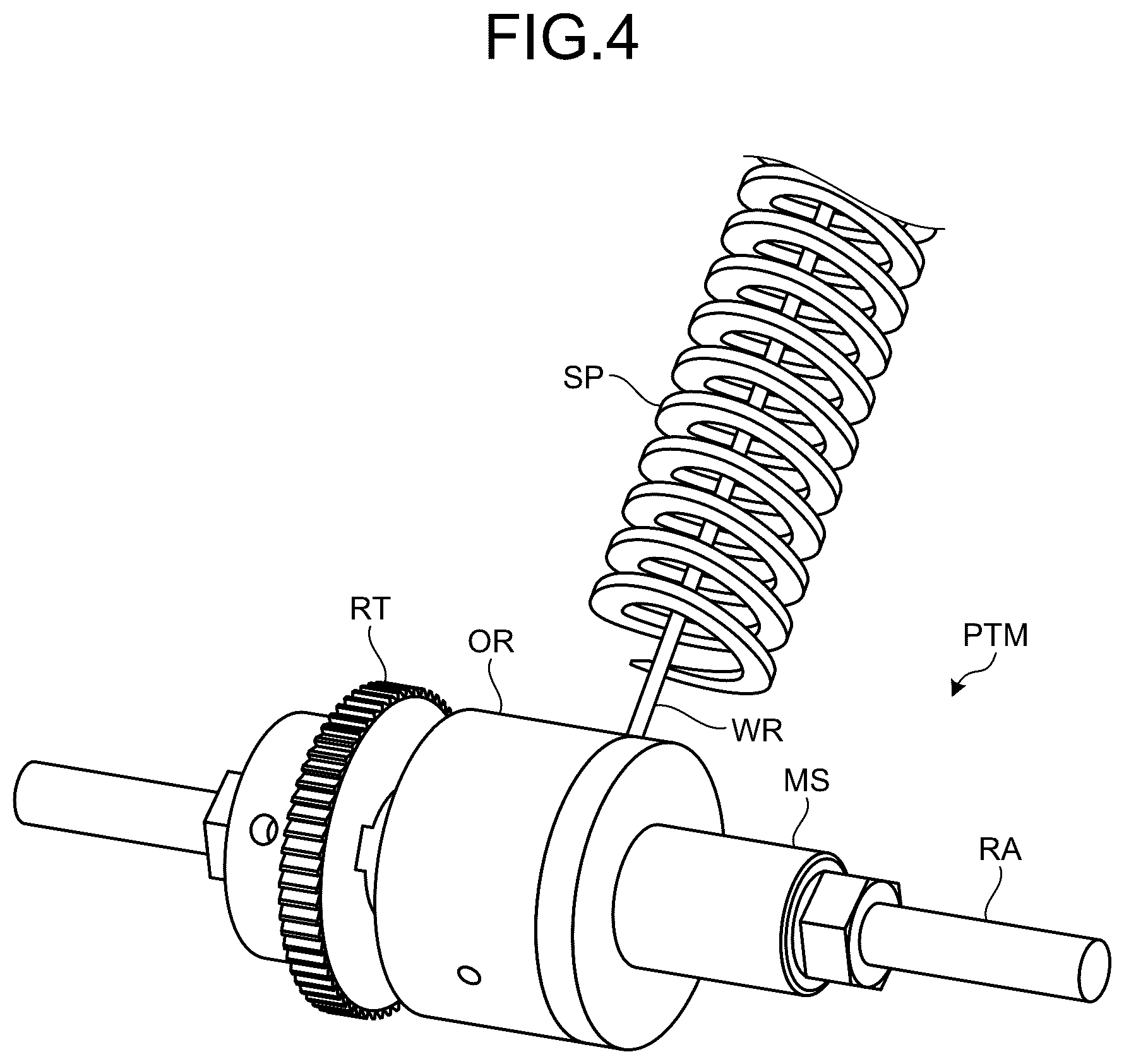 Patent US12422027 Figure 4 – Spring expansion/compression mechanism, robot, and electronic device