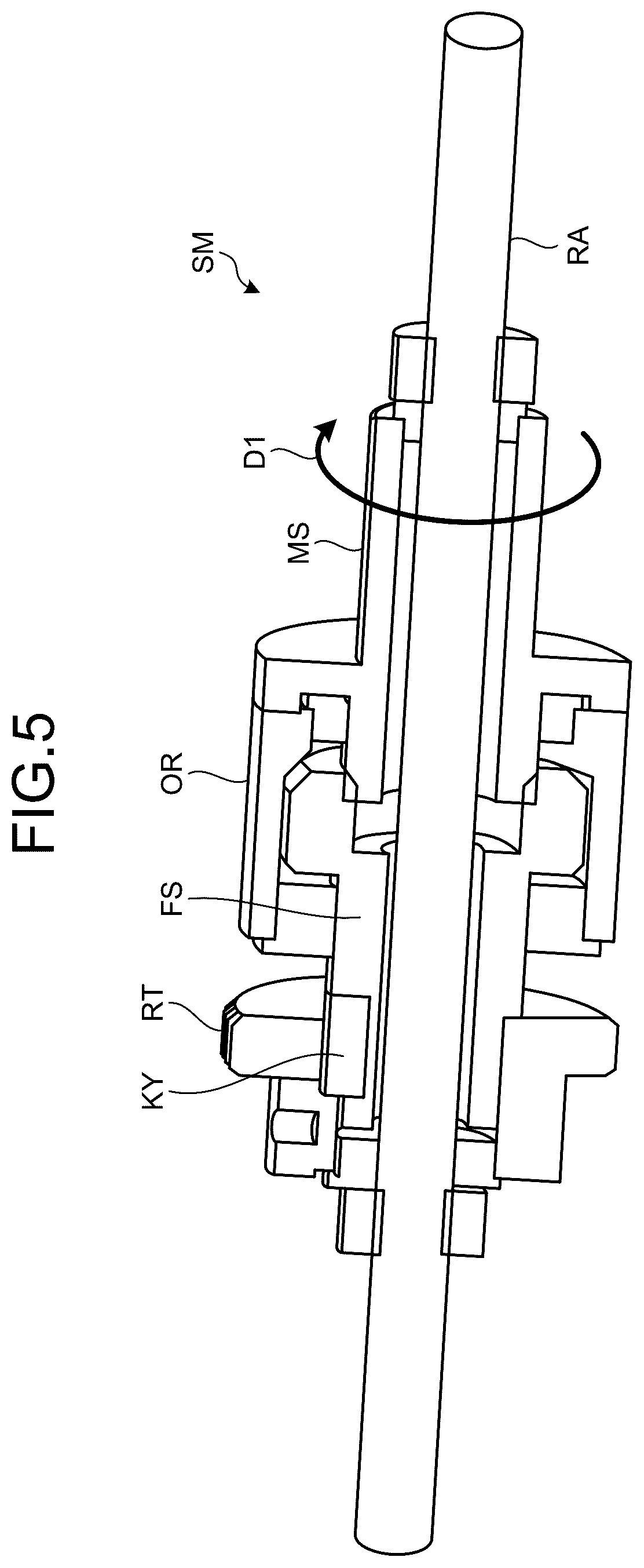 Patent US12422027 Figure 5 – Spring expansion/compression mechanism, robot, and electronic device