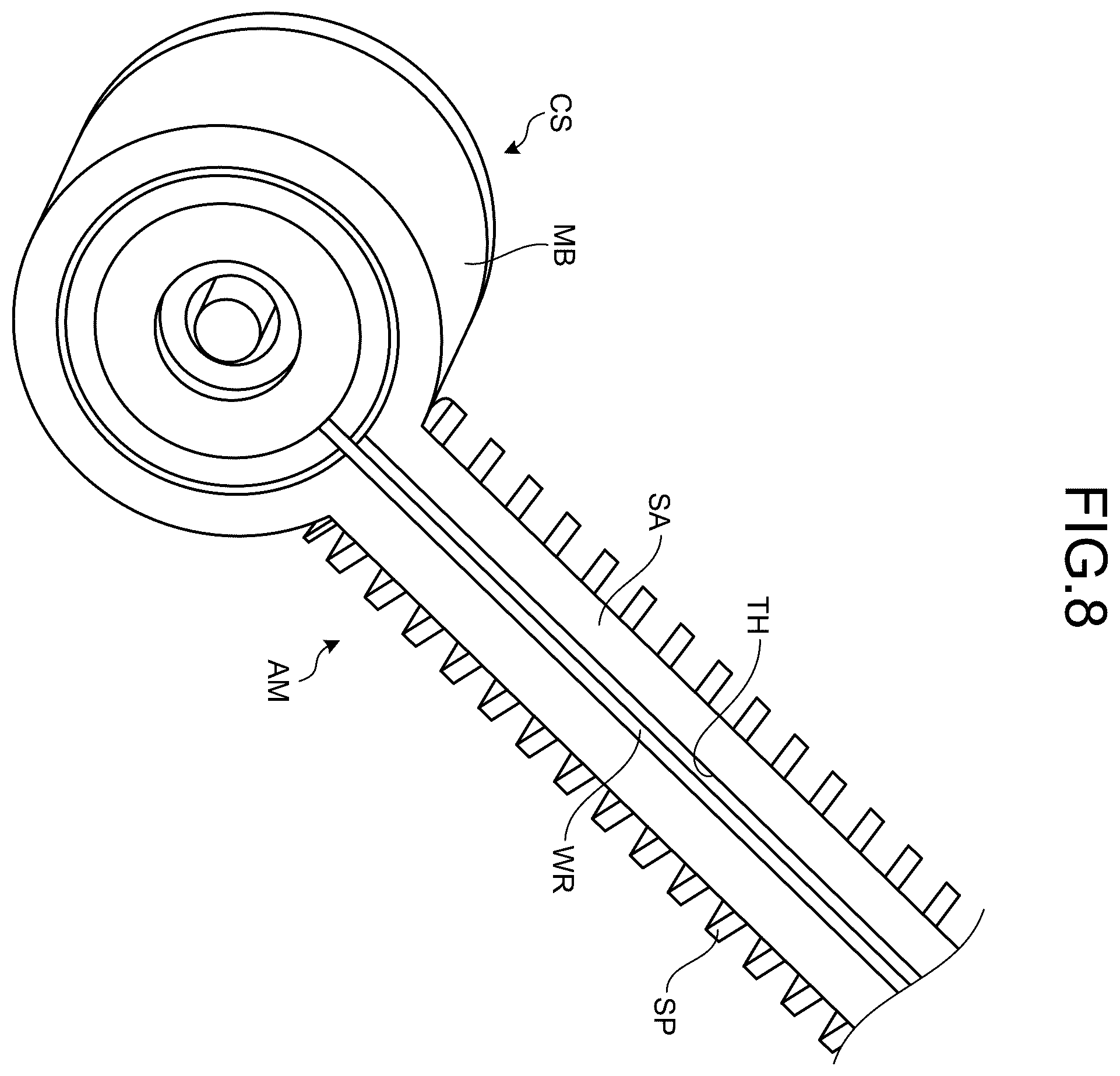 Patent US12422027 Figure 7 – Spring expansion/compression mechanism, robot, and electronic device