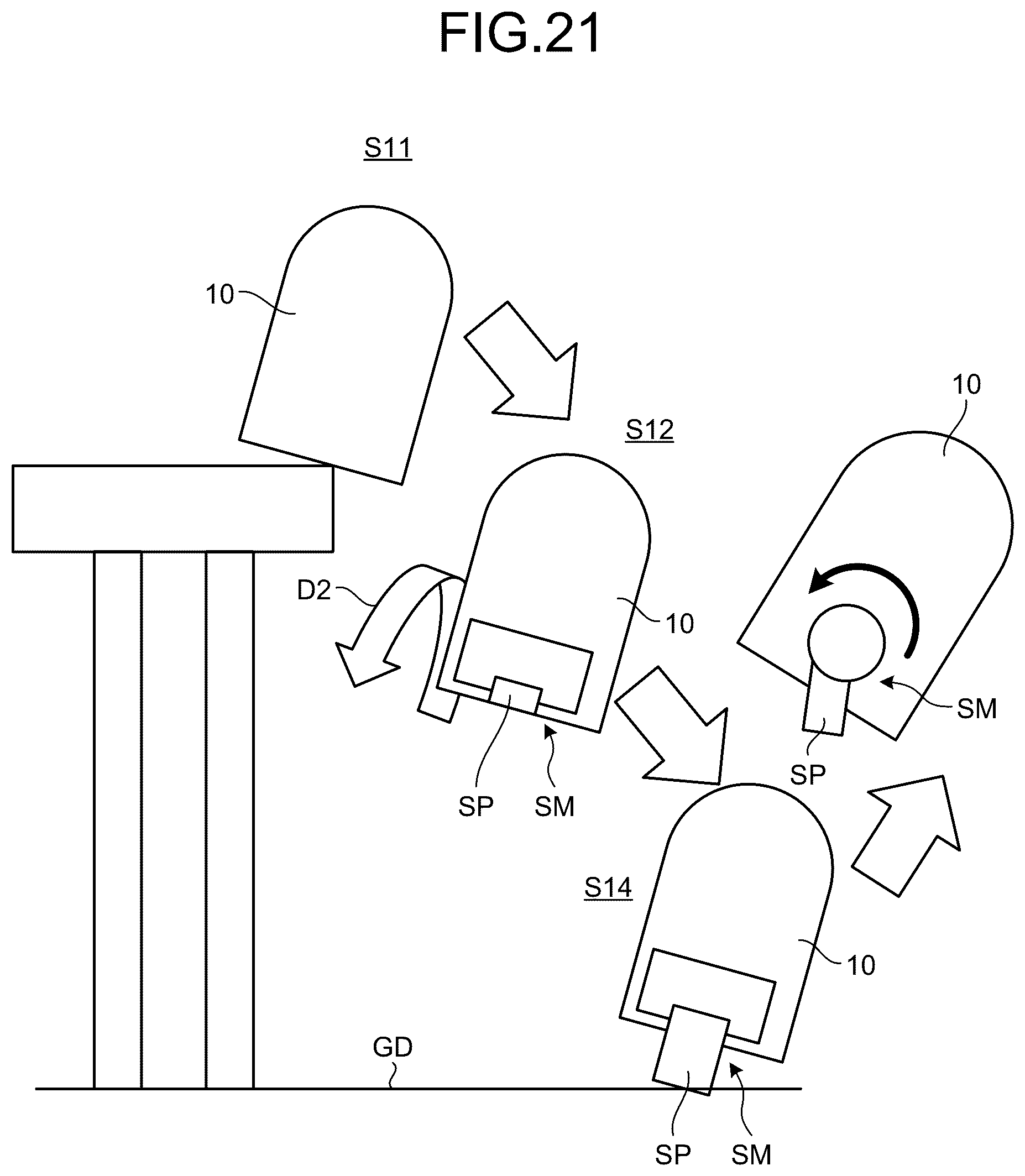 Patent US12422027 Figure 16 – Spring expansion/compression mechanism, robot, and electronic device