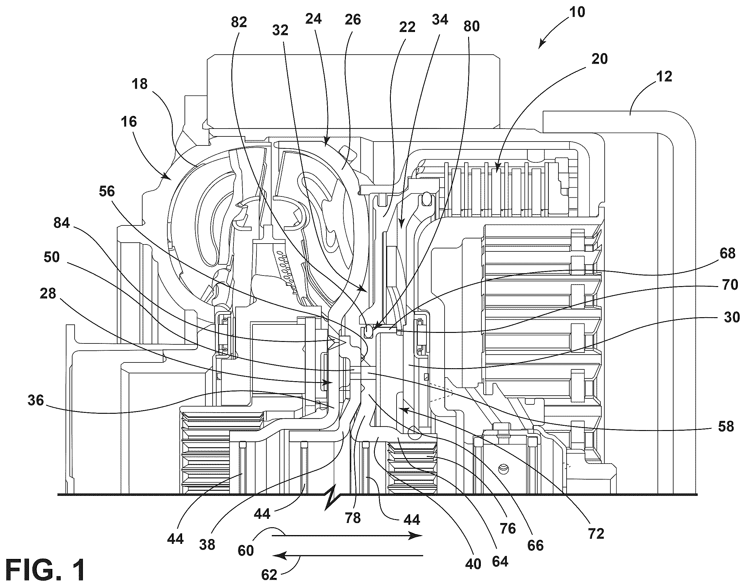 Patent US12422030 Figure 1 – Turbine hub of a torque converter