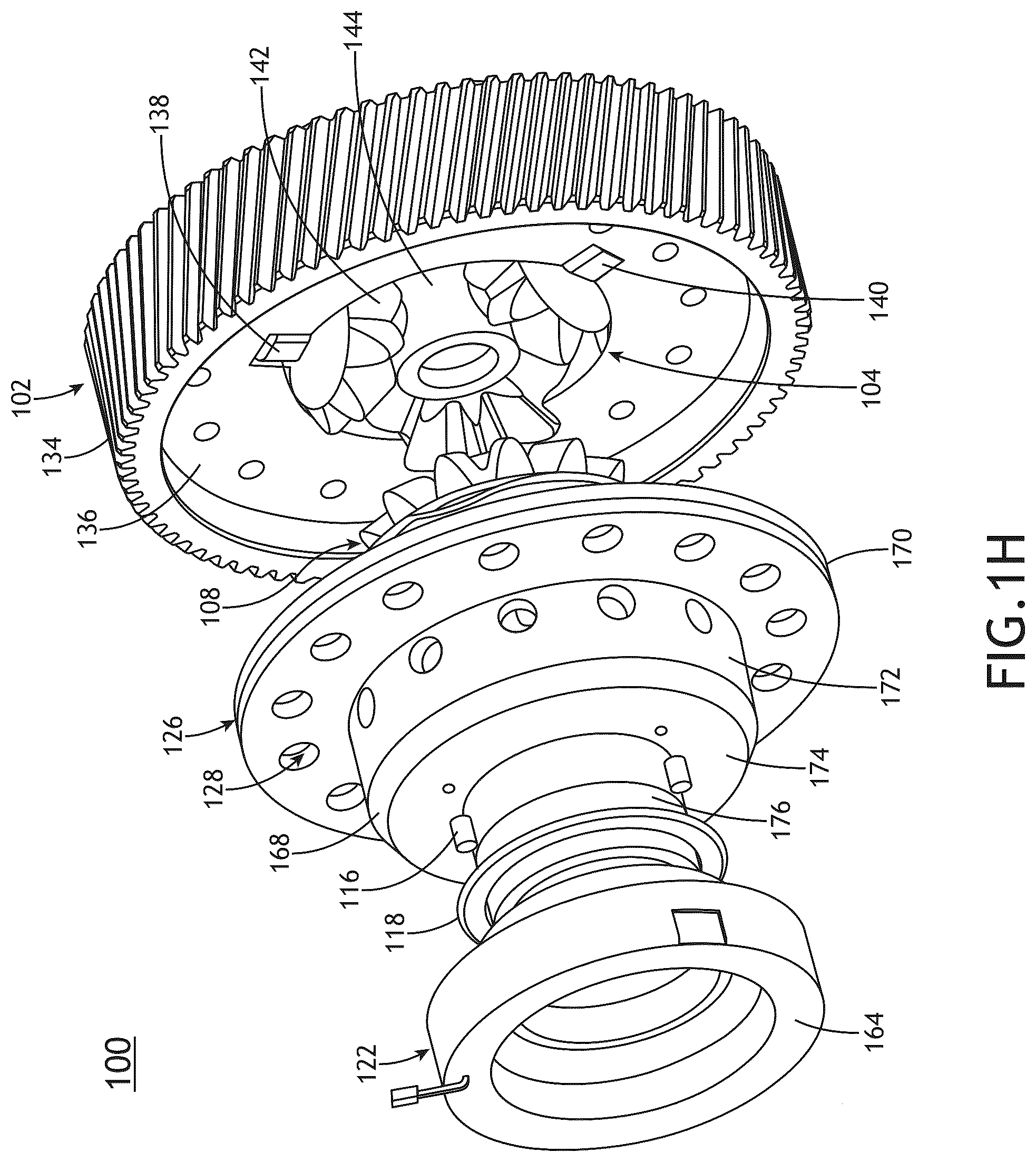 Patent US12422031 Figure 8 – Electromagnetic actuated locking differential