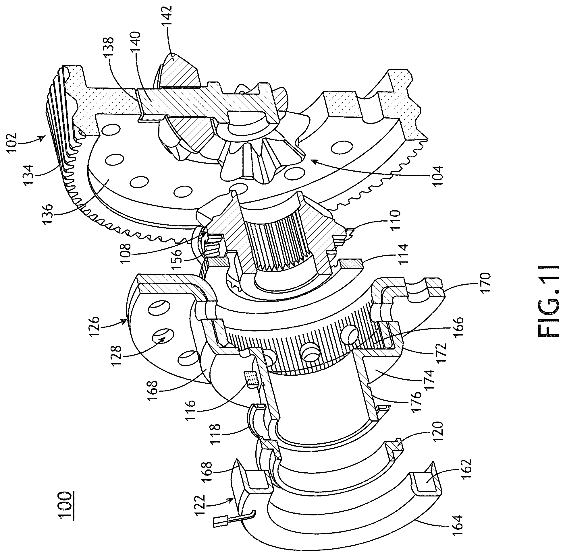 Patent US12422031 Figure 9 – Electromagnetic actuated locking differential